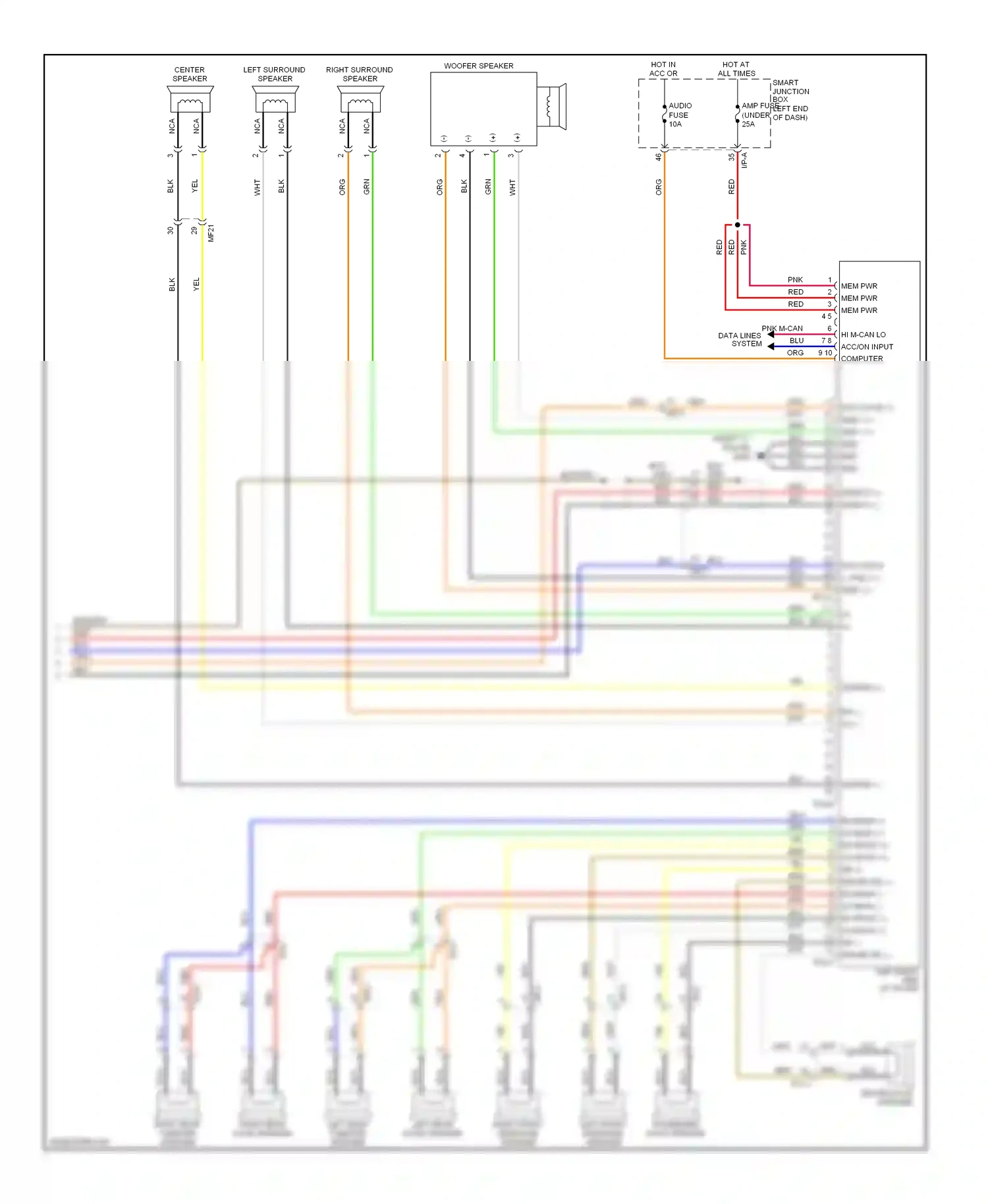 Wiring diagram blu for Hyundai Azera II (2011-2014) (50 of 89)
