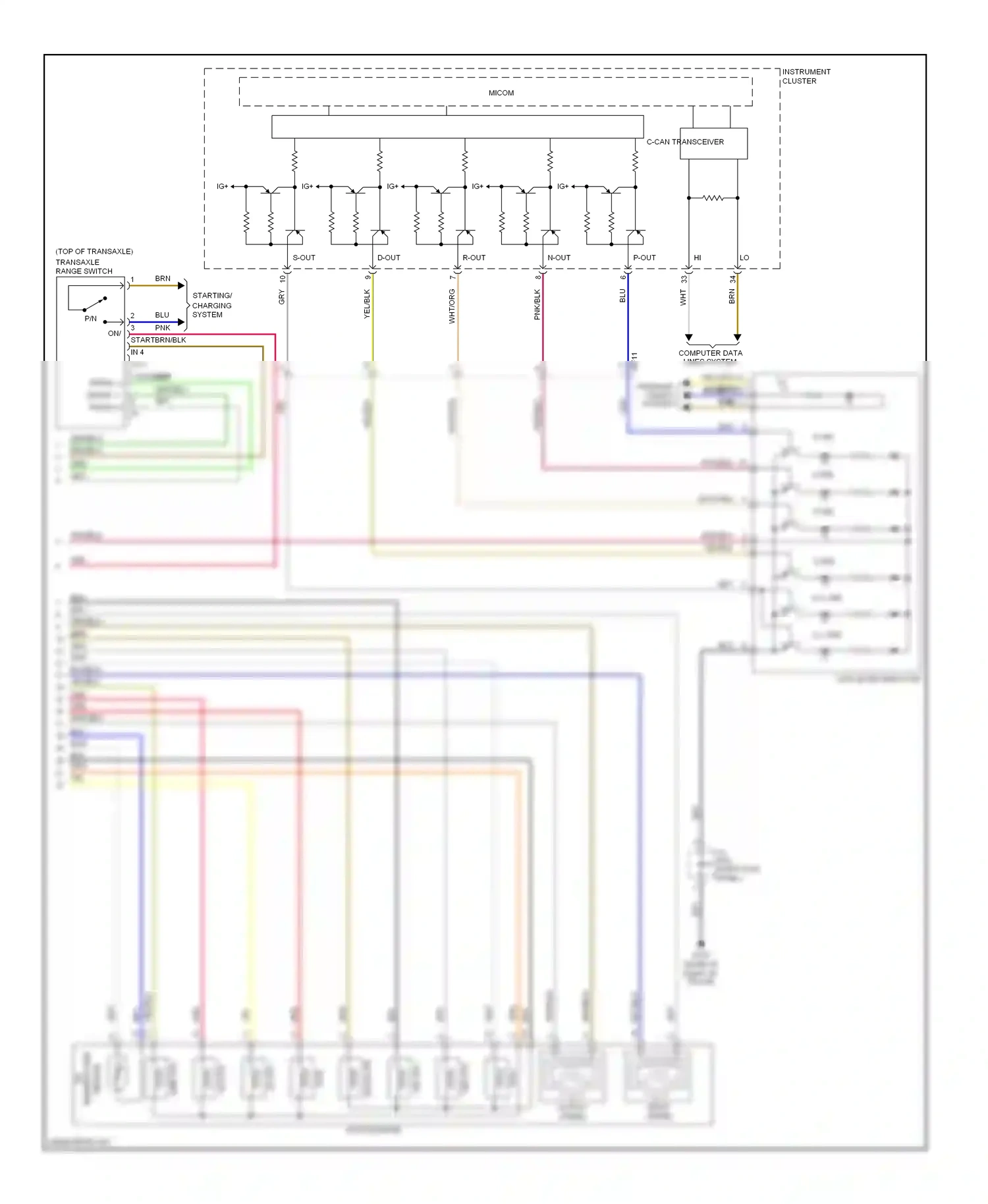 Wiring diagram blu for Hyundai Azera II (2011-2014) (86 of 89)
