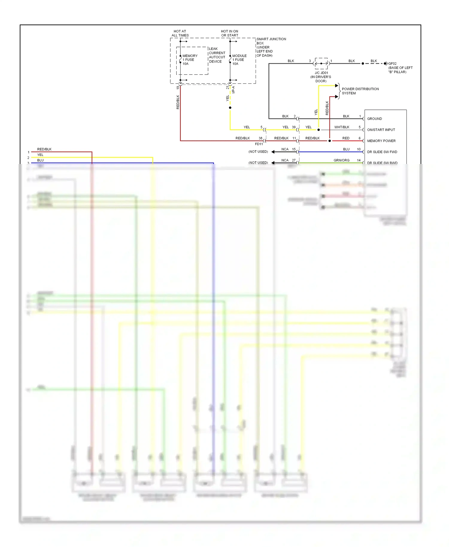 Wiring diagram blu for Hyundai Azera II (2011-2014) (42 of 89)