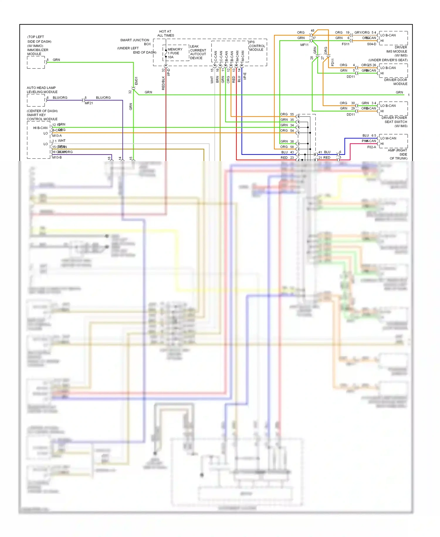Wiring diagram box) for Hyundai Azera II (2011-2014) (1 of 1)