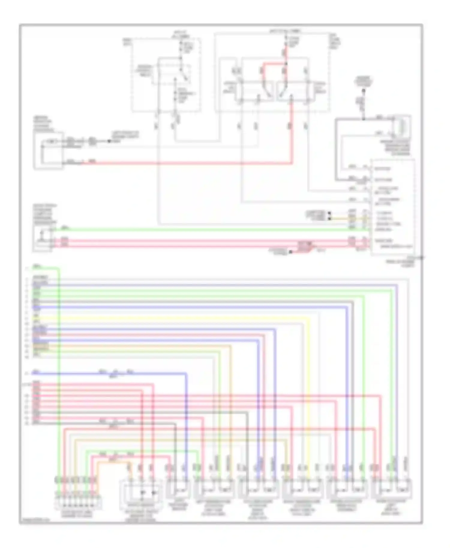 Wiring diagram engine control relay for Hyundai Azera II (2011-2014) (1 of 4)