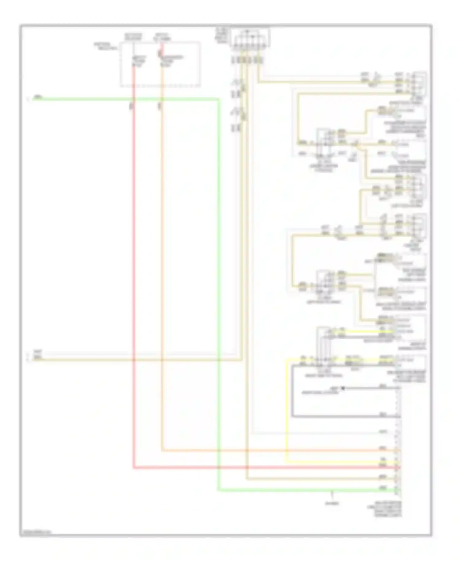 Wiring diagram e/r fuse, relay box for Hyundai Azera II (2011-2014) (4 of 22)