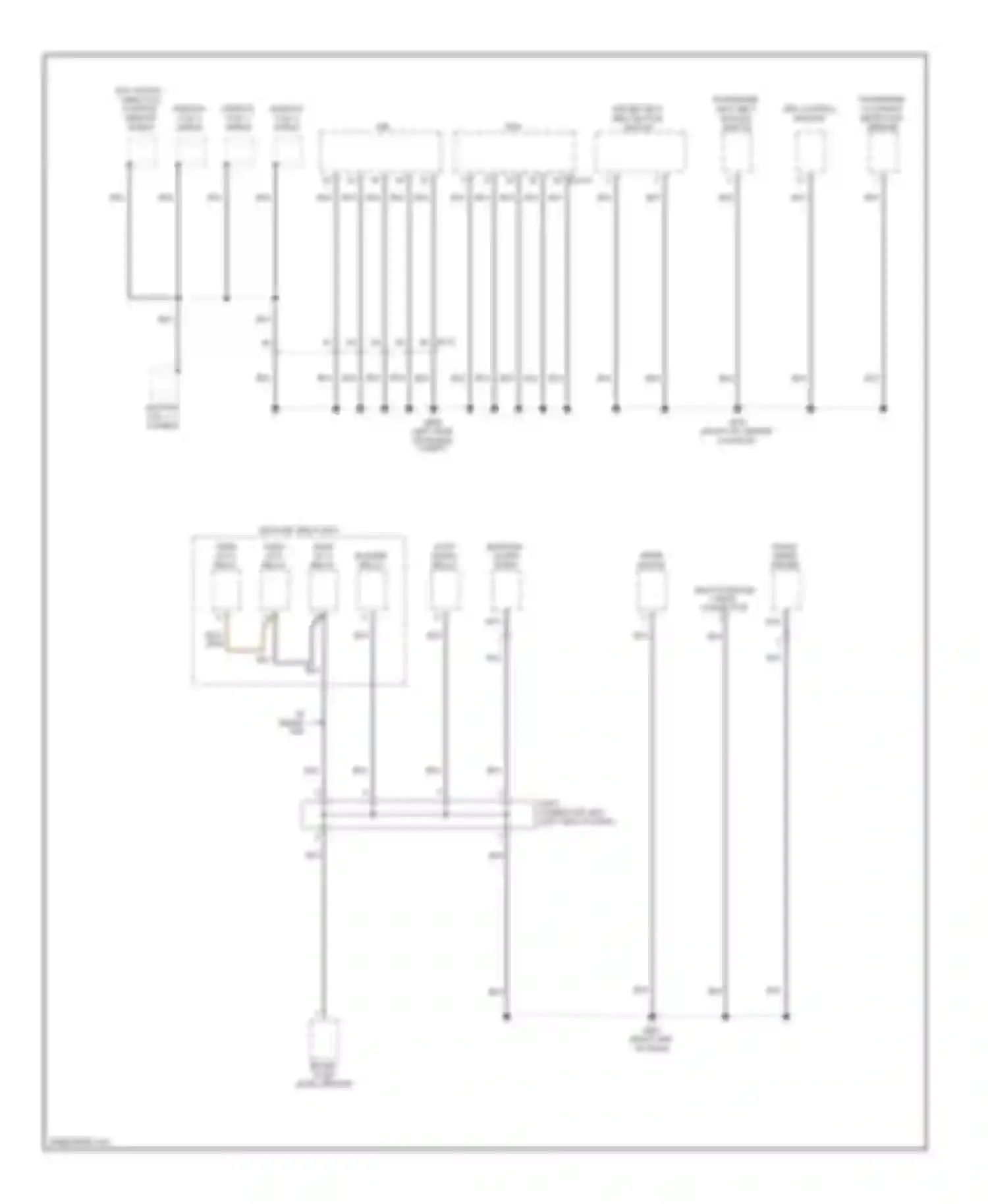 Wiring diagram front wiper deicer for Hyundai Azera II (2011-2014) (3 of 3)