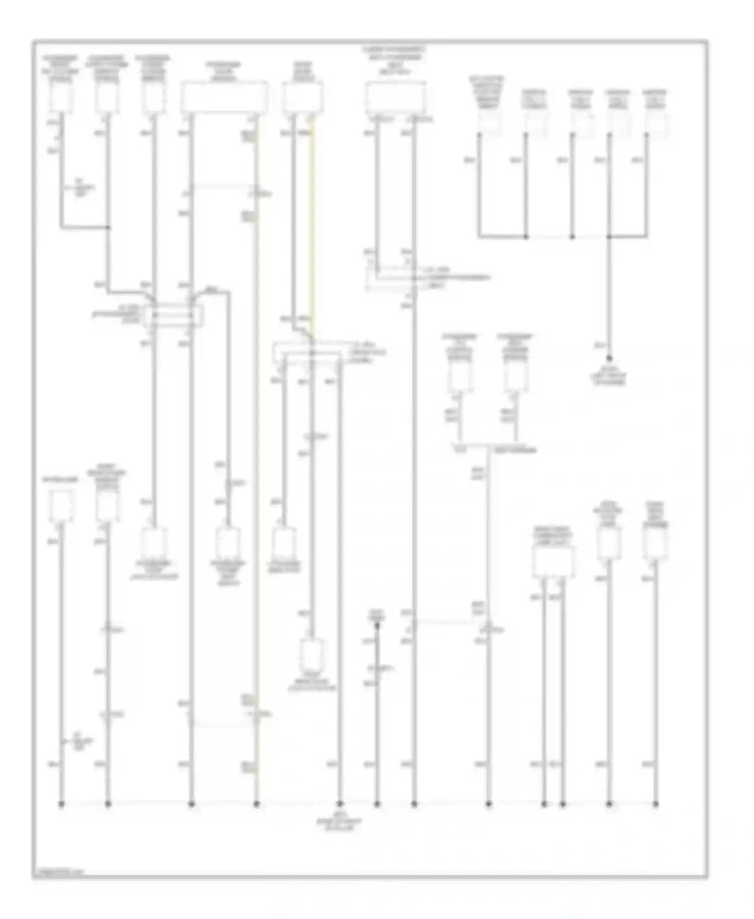 Wiring diagram high mounted stop lamp for Hyundai Azera II (2011-2014) (3 of 3)