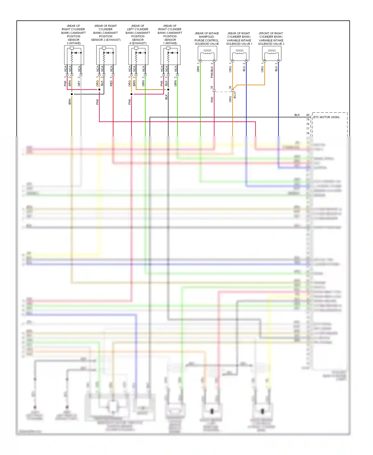 Hyundai Azera II (2011-2014) ign coil ctrl 3 map/bps power wiring diagram  (1 of 1)