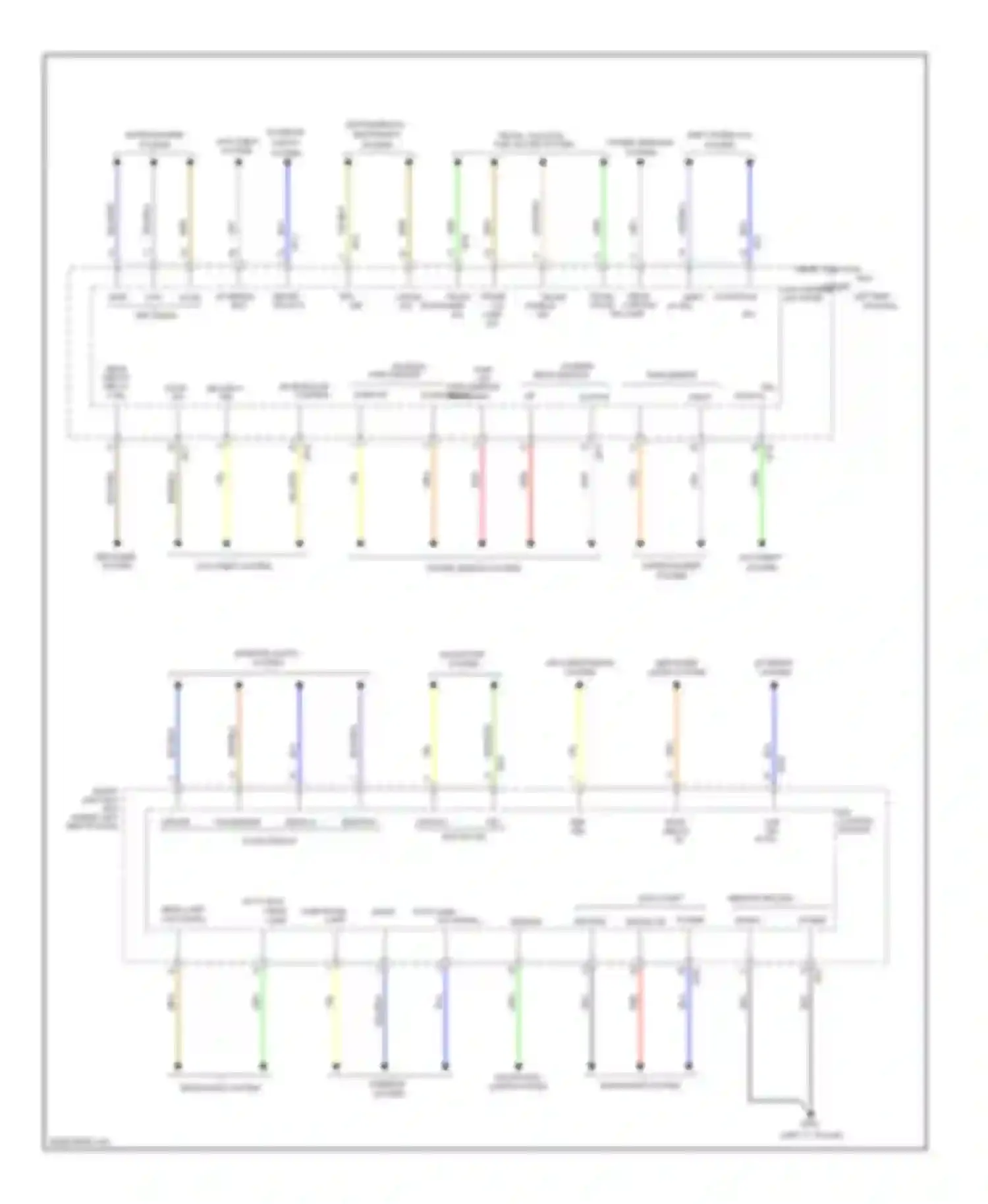 Wiring diagram left "c" pillar) for Hyundai Azera II (2011-2014) (1 of 15)
