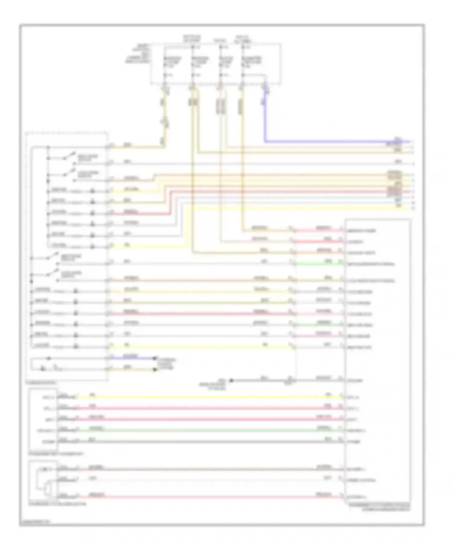 Wiring diagram memory power for Hyundai Azera II (2011-2014) (11 of 23)