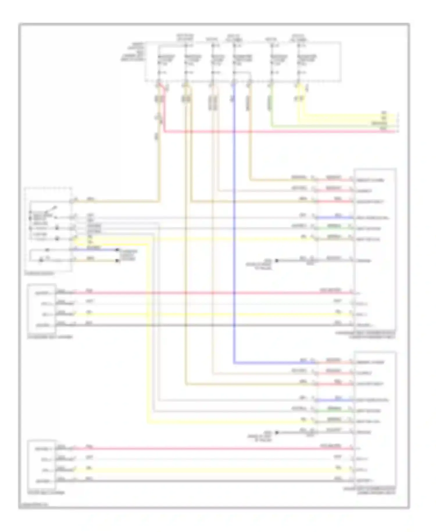 Wiring diagram memory power for Hyundai Azera II (2011-2014) (14 of 23)