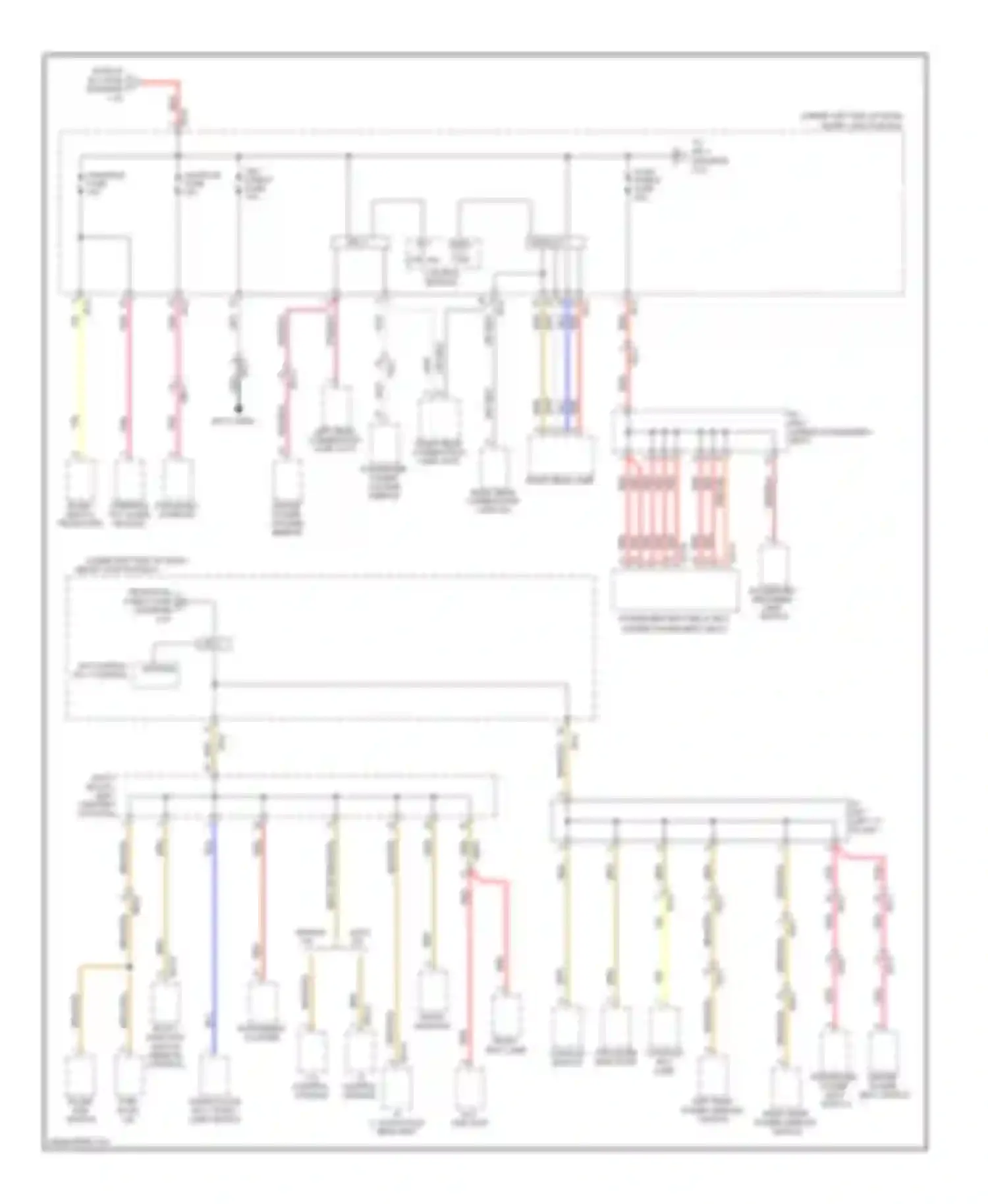 Wiring diagram right head- lamp for Hyundai Azera II (2011-2014) (5 of 5)