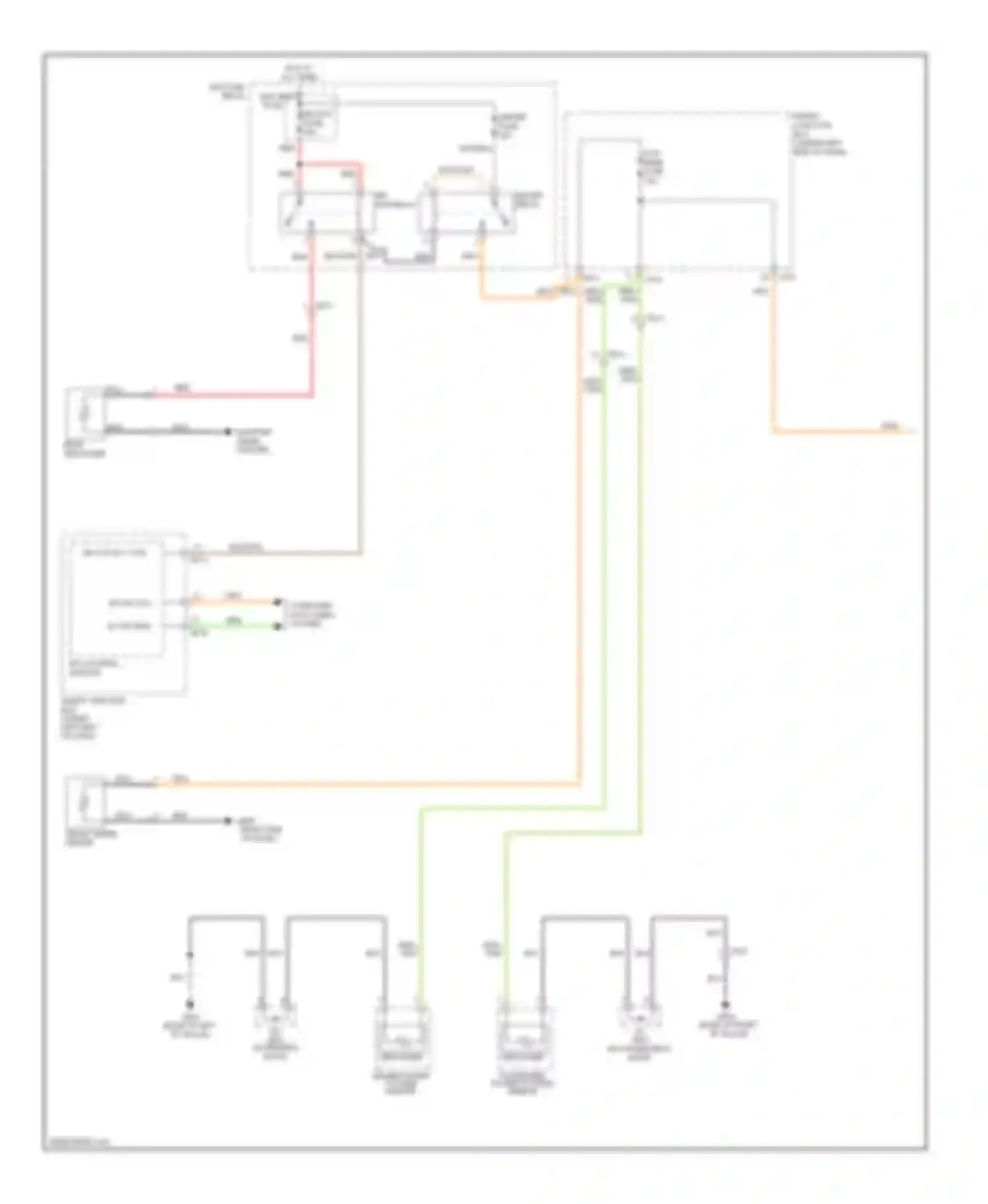 Wiring diagram rr htd rly ctrl for Hyundai Azera II (2011-2014) (1 of 2)
