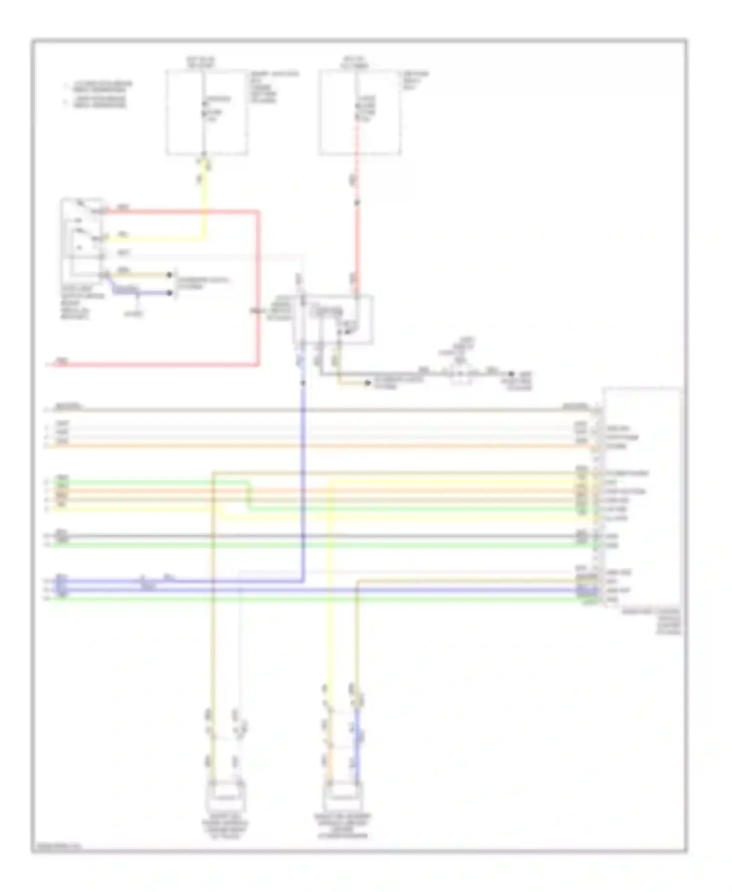 Wiring diagram ssb led off power power for Hyundai Azera II (2011-2014) (1 of 1)