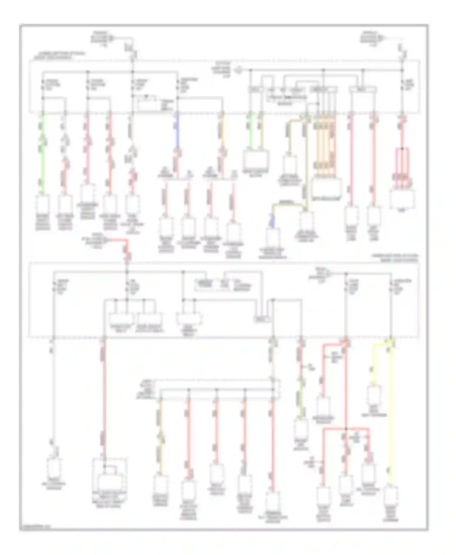 Wiring diagram w/ ccs for Hyundai Azera II (2011-2014) (2 of 2)