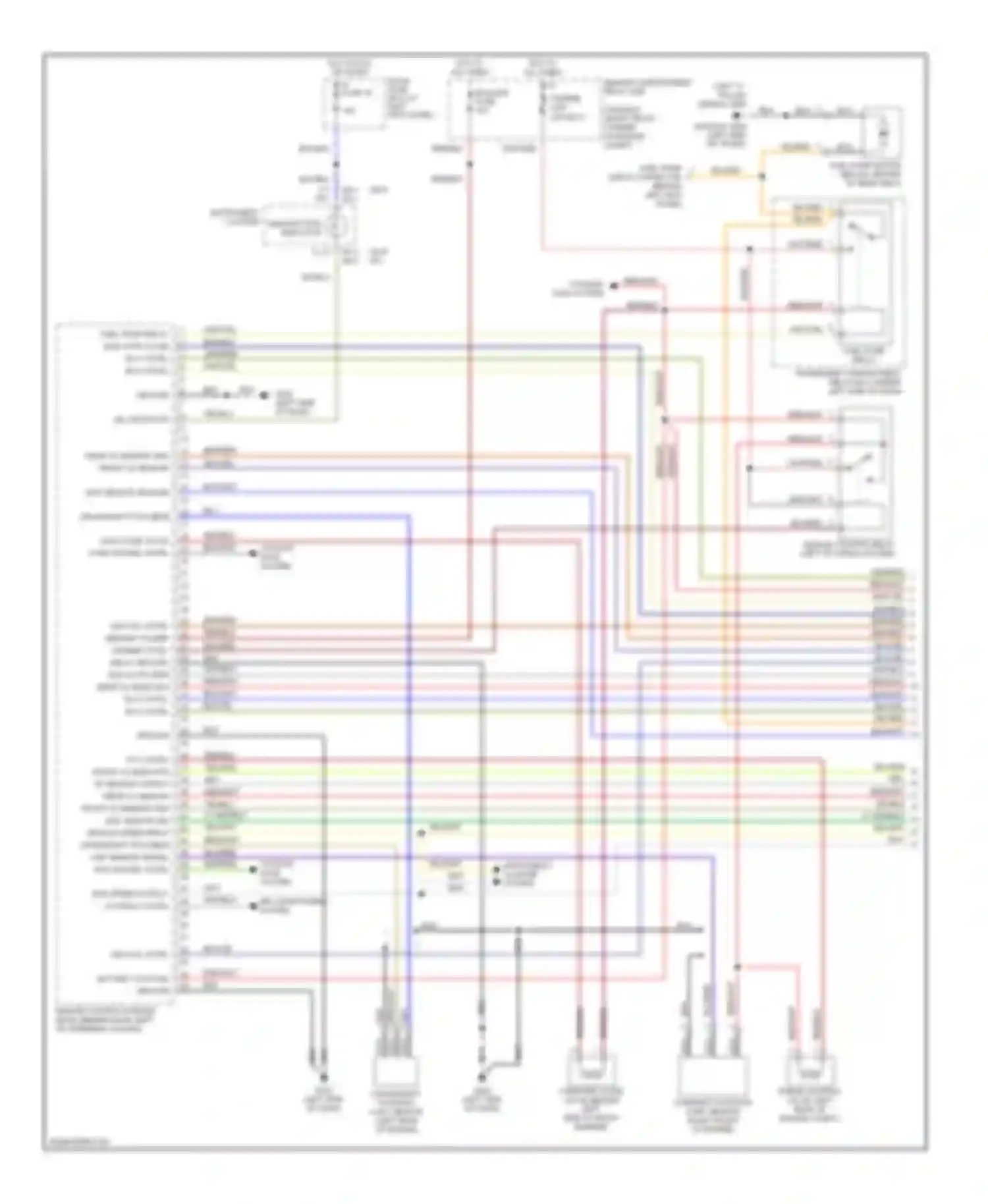 Elantra Hyundai II facelift (1998-2000): Wiring diagram engine performance 2.0ls (1 of 3)