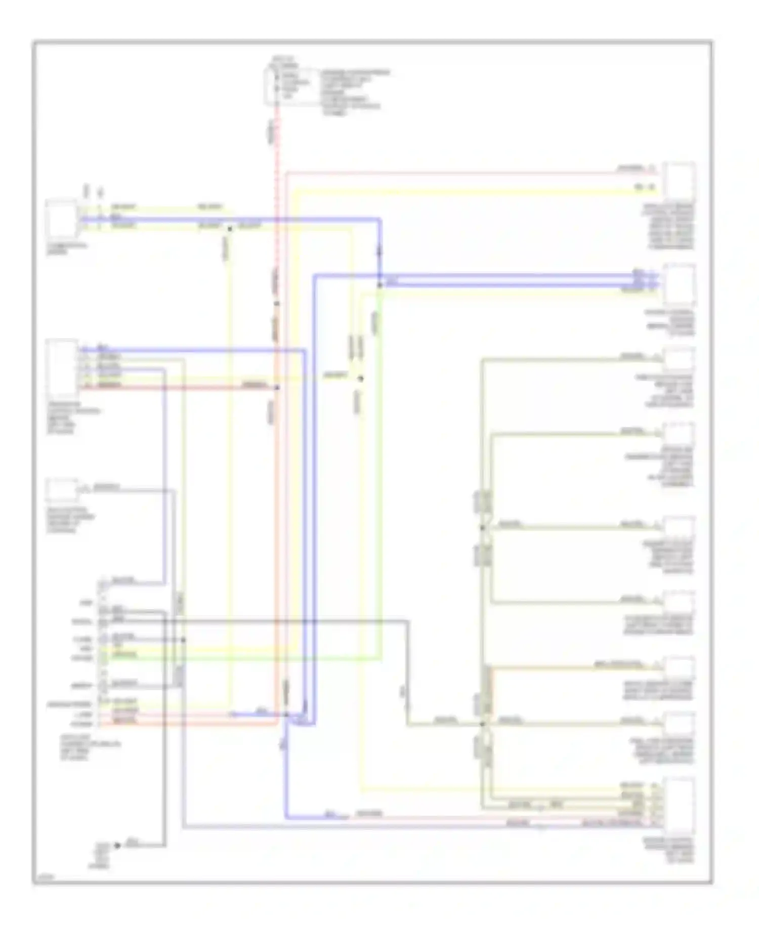 Wiring diagram combination meter for Hyundai Elantra II (1995-1998) (1 of 1)