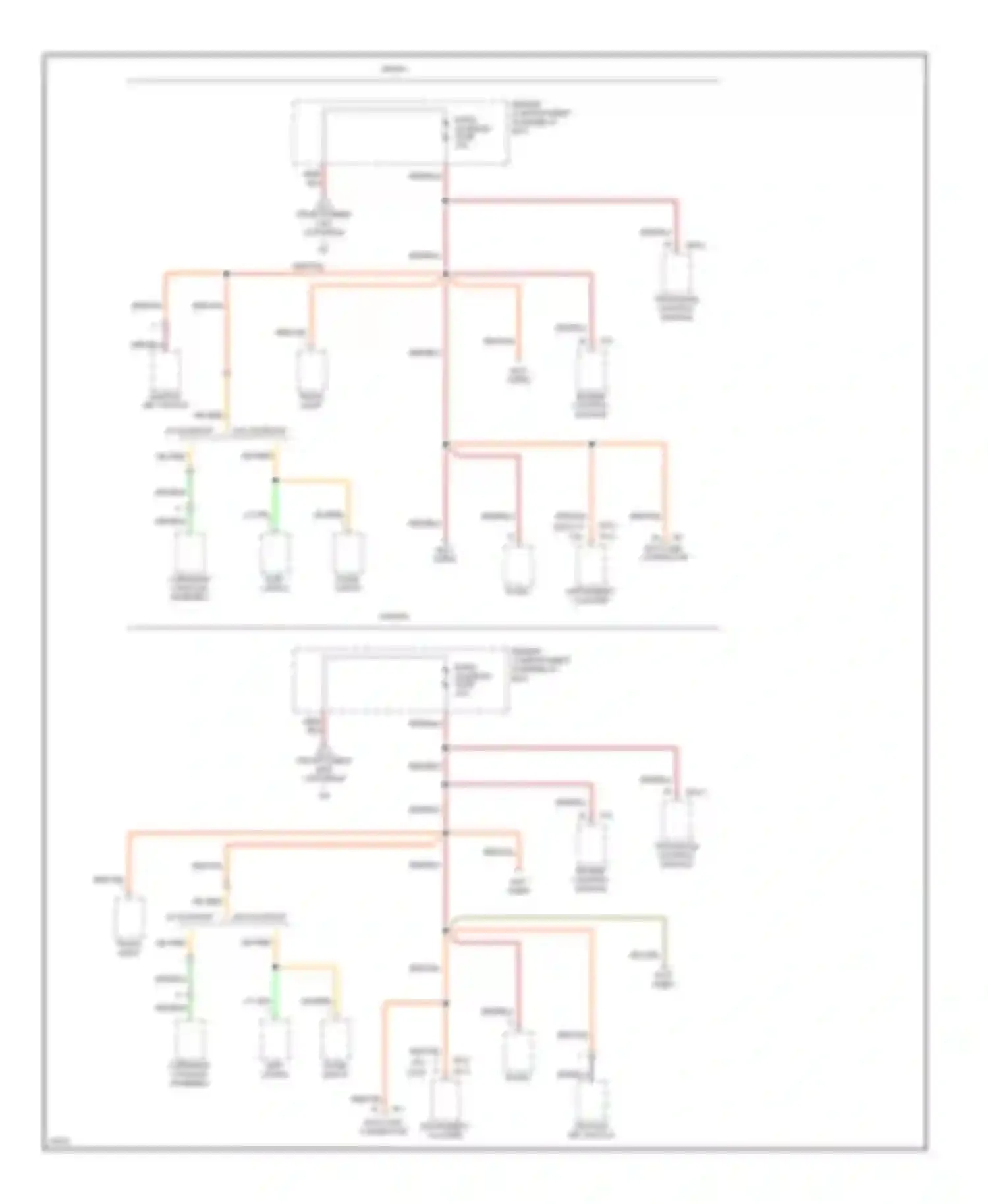 Wiring diagram engine control module for Hyundai Elantra II (1995-1998) (3 of 3)
