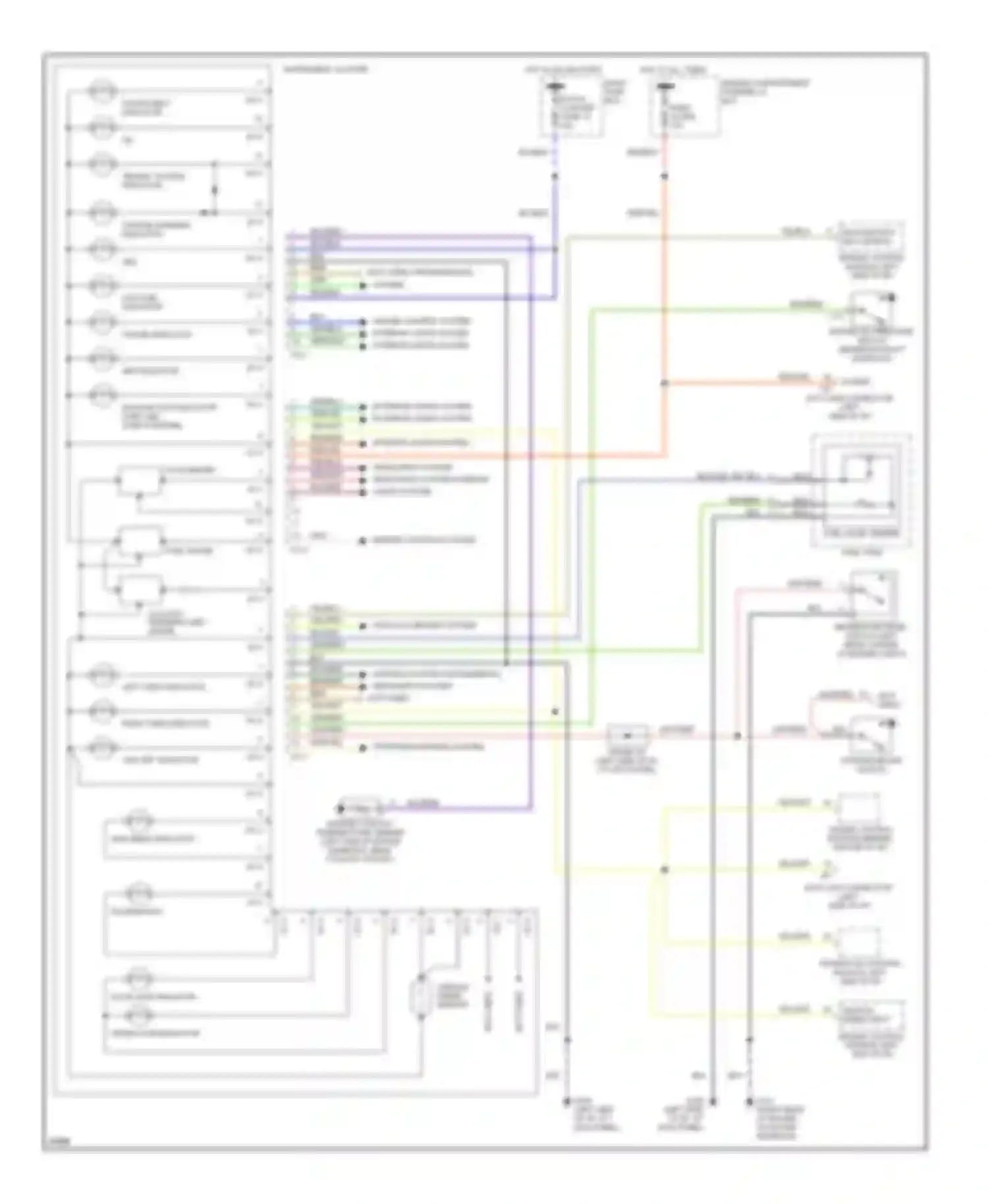 Wiring diagram headlights system headlights system interior lights system for Hyundai Elantra II (1995-1998) (1 of 1)