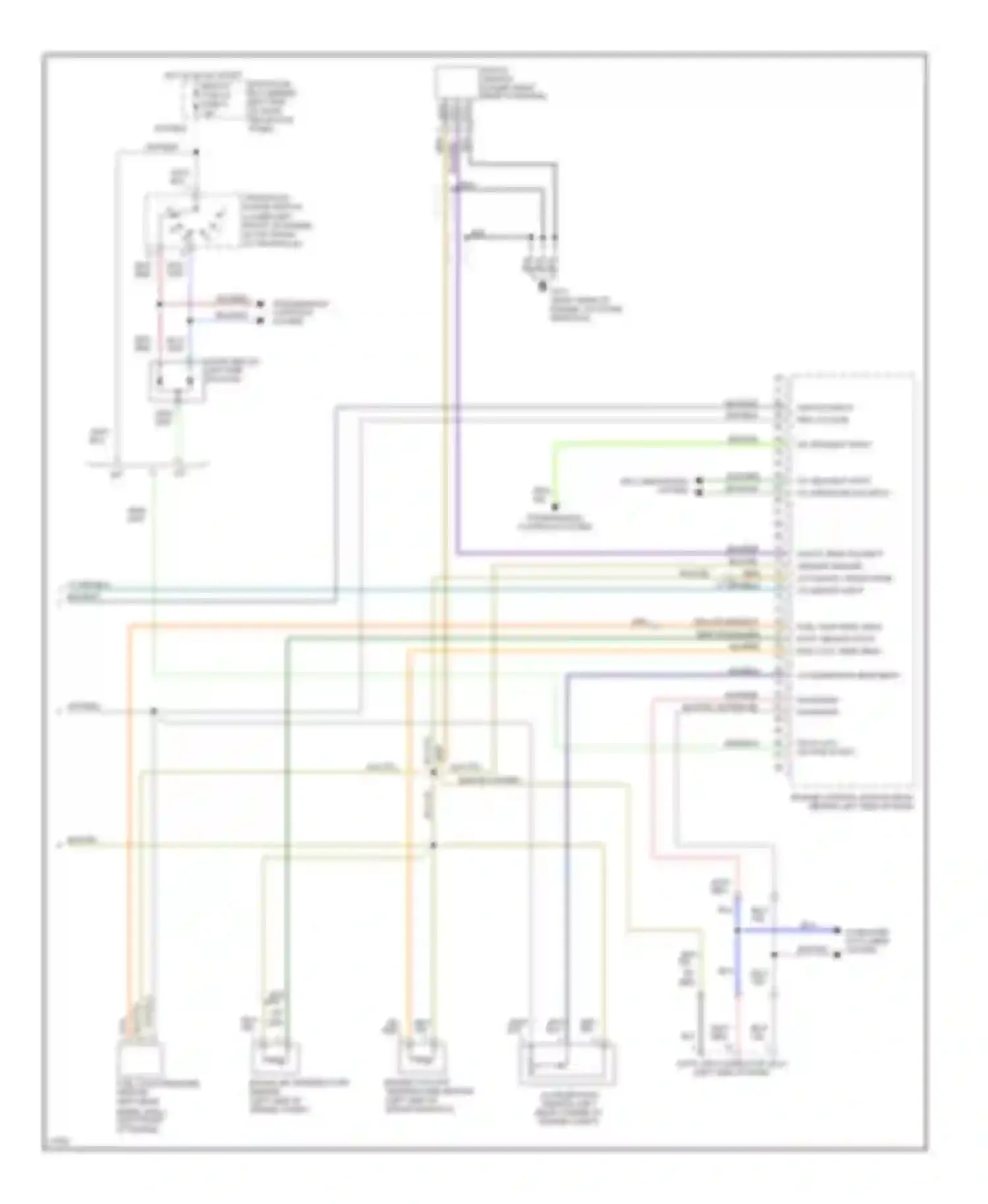 Wiring diagram ignition input ref voltage for Hyundai Elantra II (1995-1998) (1 of 1)