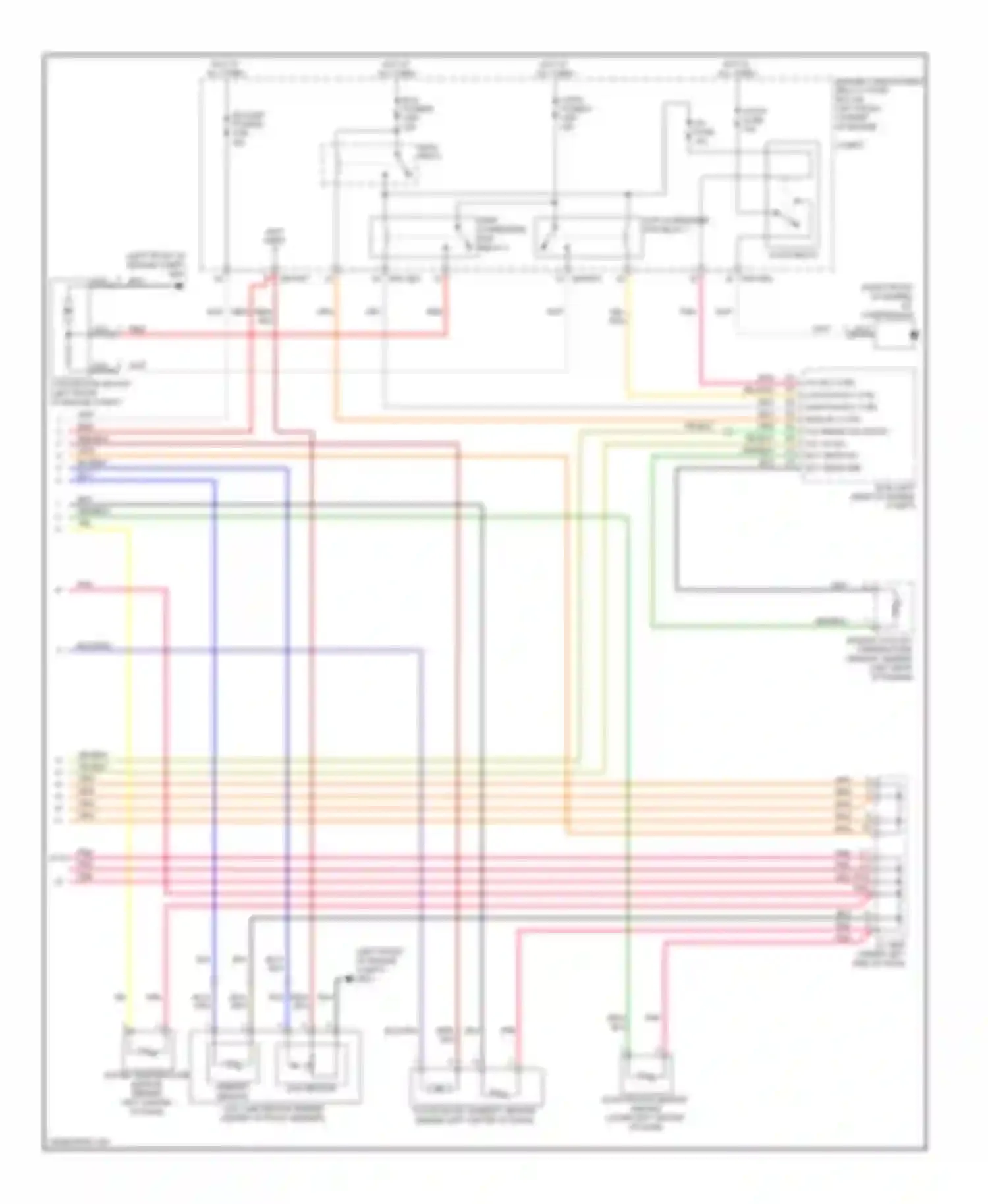 Elantra Hyundai III facelift (2003-2010): Automatic a/c circuit (2 of 2)