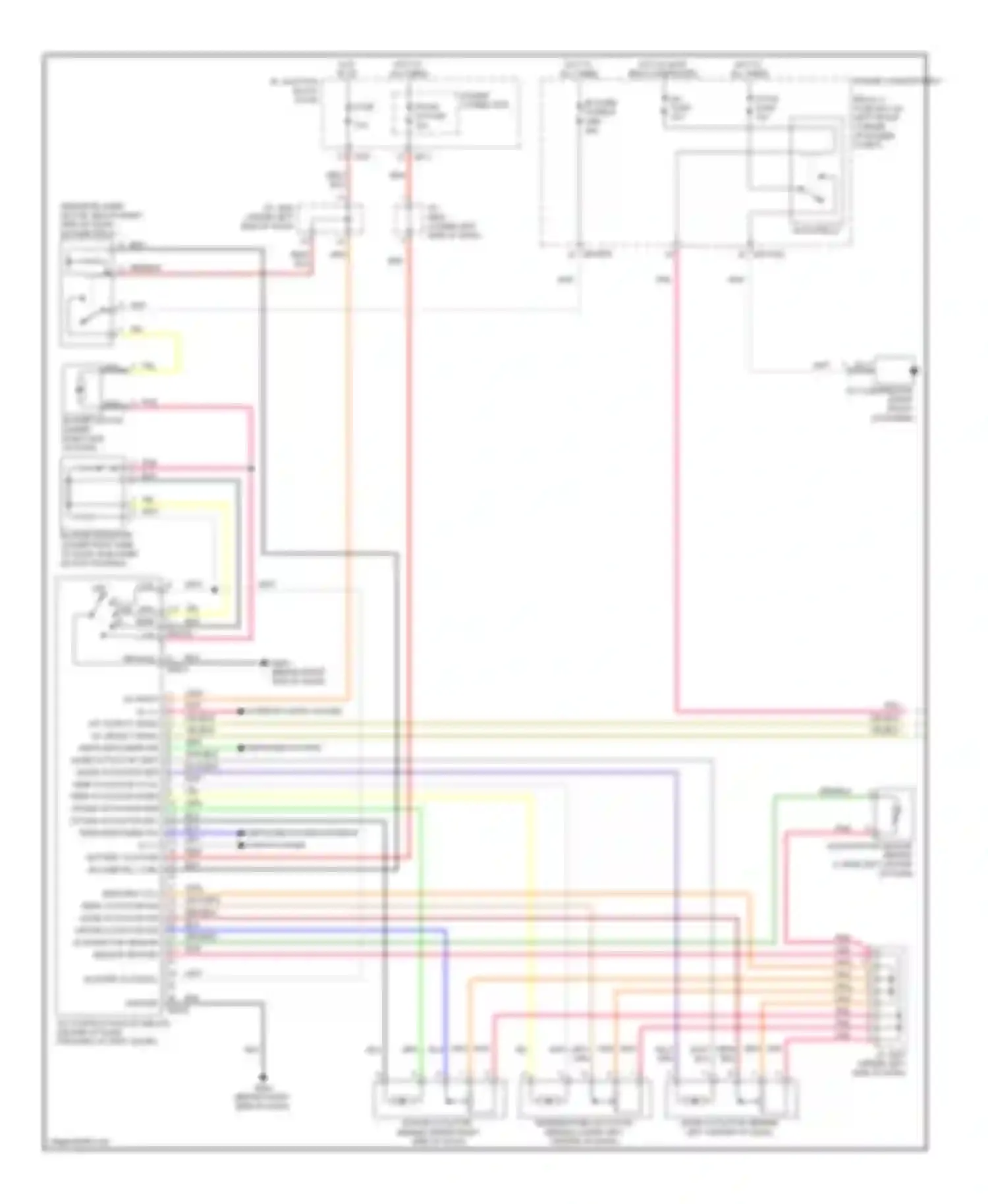 Elantra Hyundai III facelift (2003-2010): Manual a/c circuit (1 of 2)