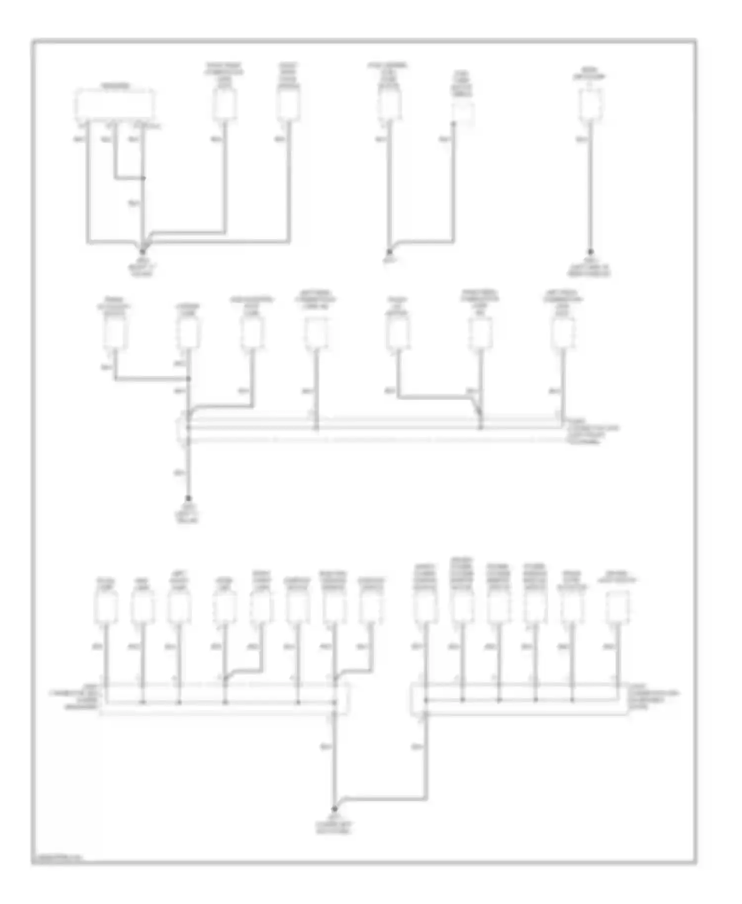 Elantra Hyundai III facelift (2003-2010): Ground distribution circuit (3 of 3)