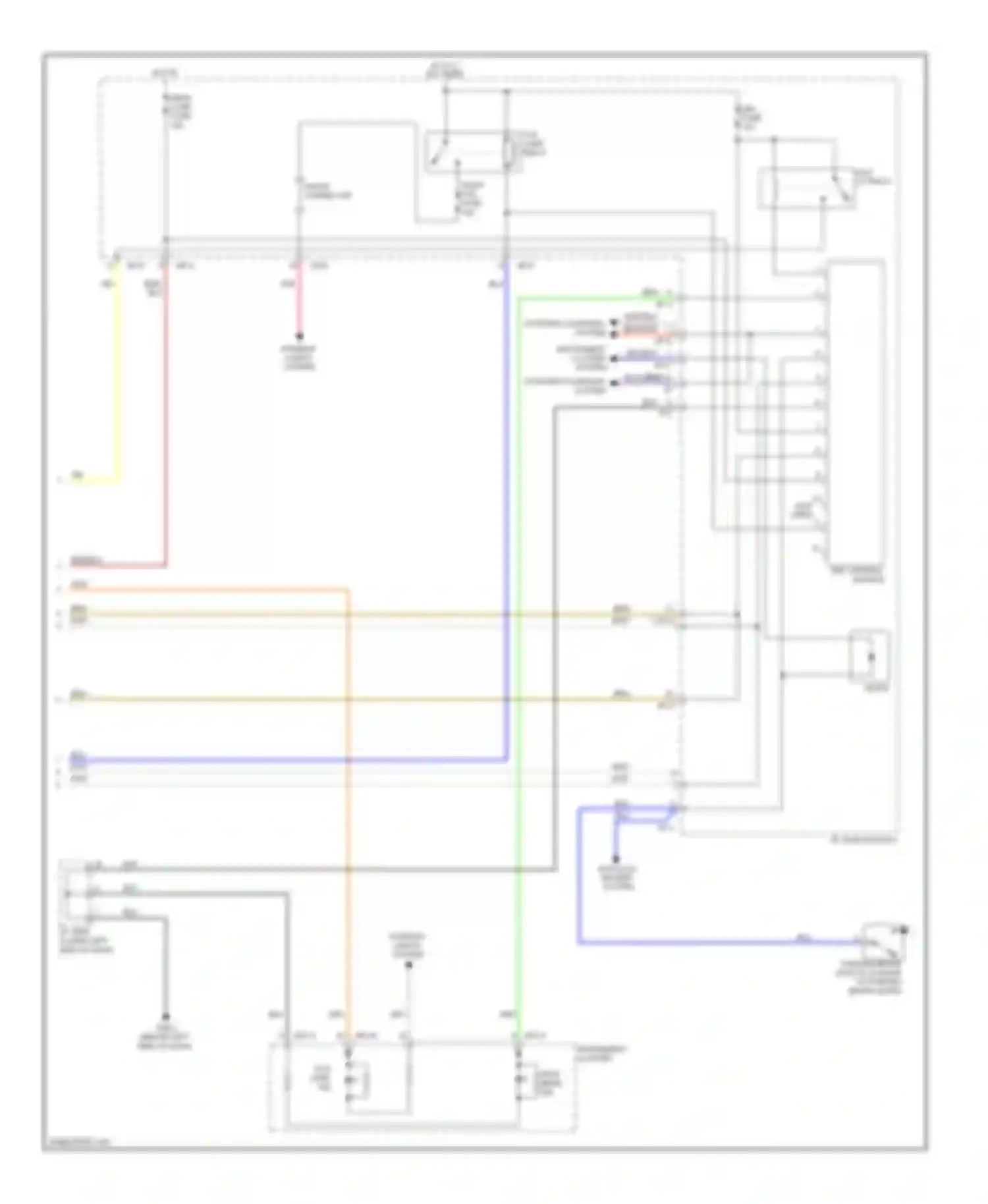 Elantra Hyundai III facelift (2003-2010): Headlights circuit, with drl (2 of 2)