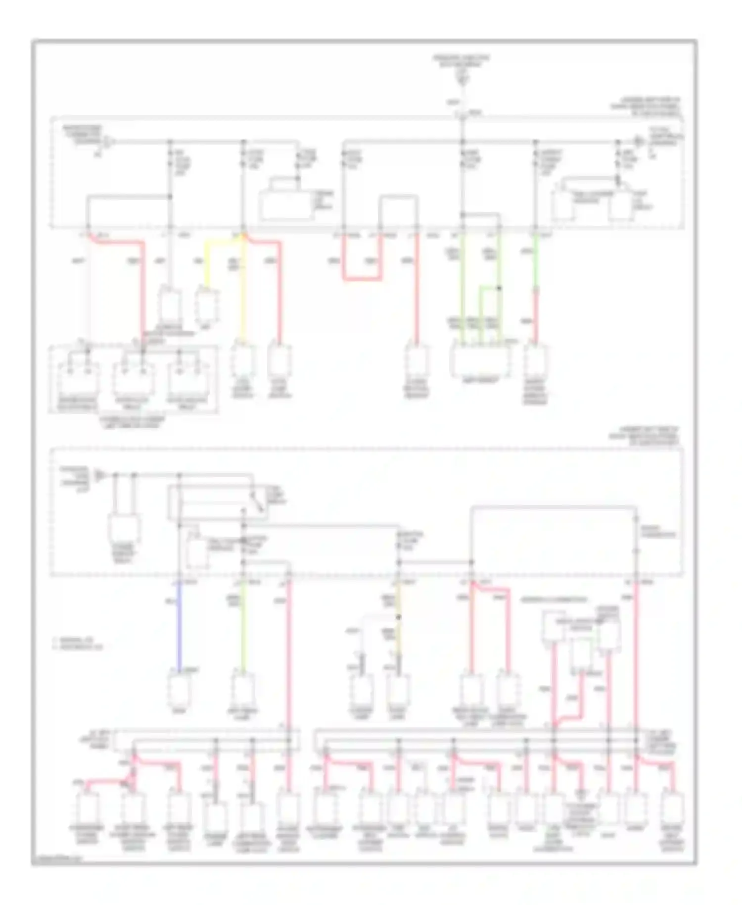 Elantra Hyundai III facelift (2003-2010): Power distribution circuit (6 of 6)