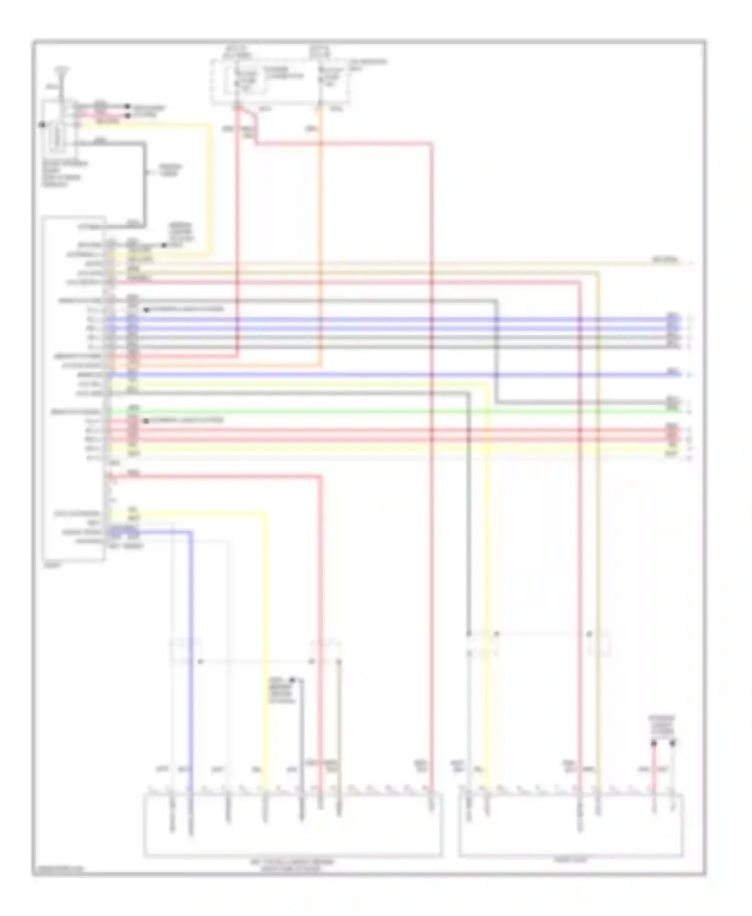 Elantra Hyundai III facelift (2003-2010): Radio circuit, with amplifier (1 of 2)