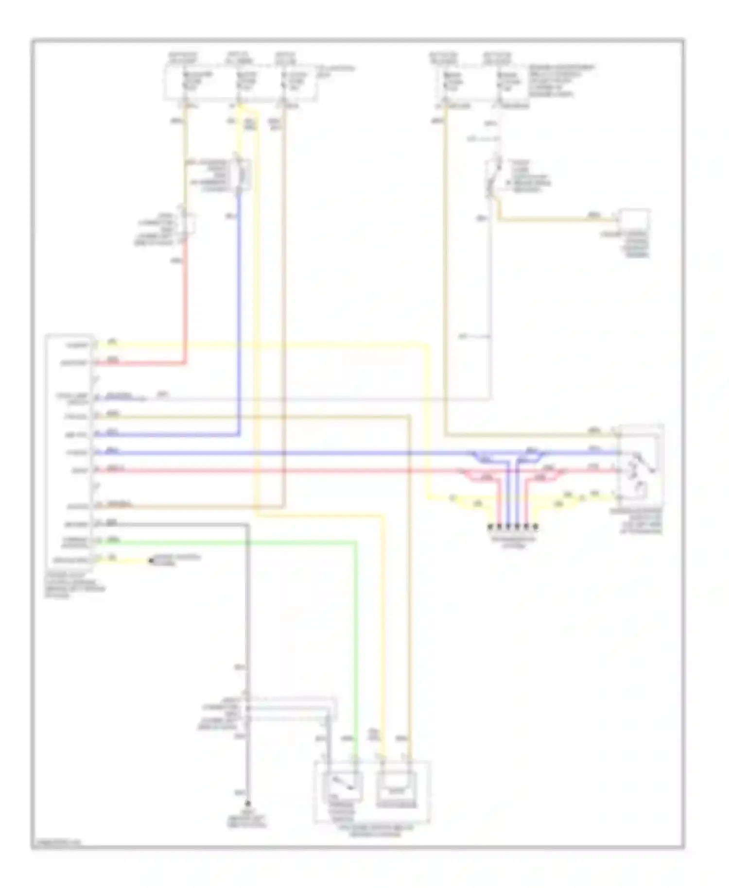 Elantra Hyundai III facelift (2003-2010): Shift interlock circuit