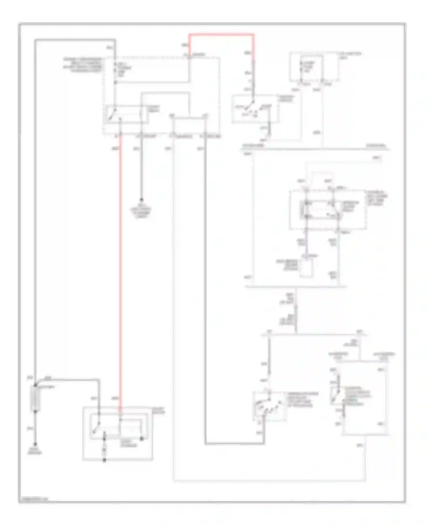 Elantra Hyundai III facelift (2003-2010): Starting circuit