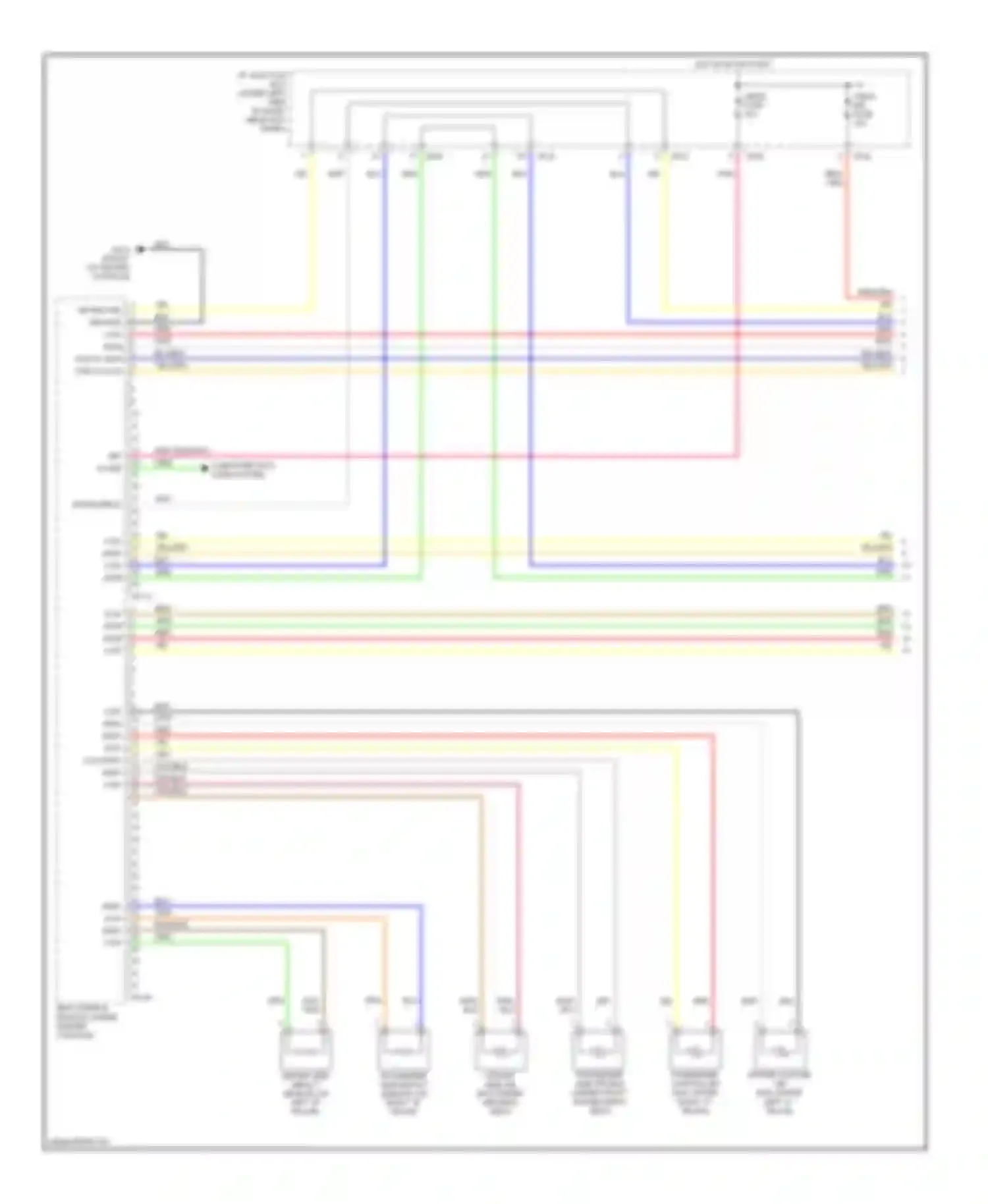 Elantra Hyundai III facelift (2003-2010): Supplemental restraints circuit, canada (1 of 2)