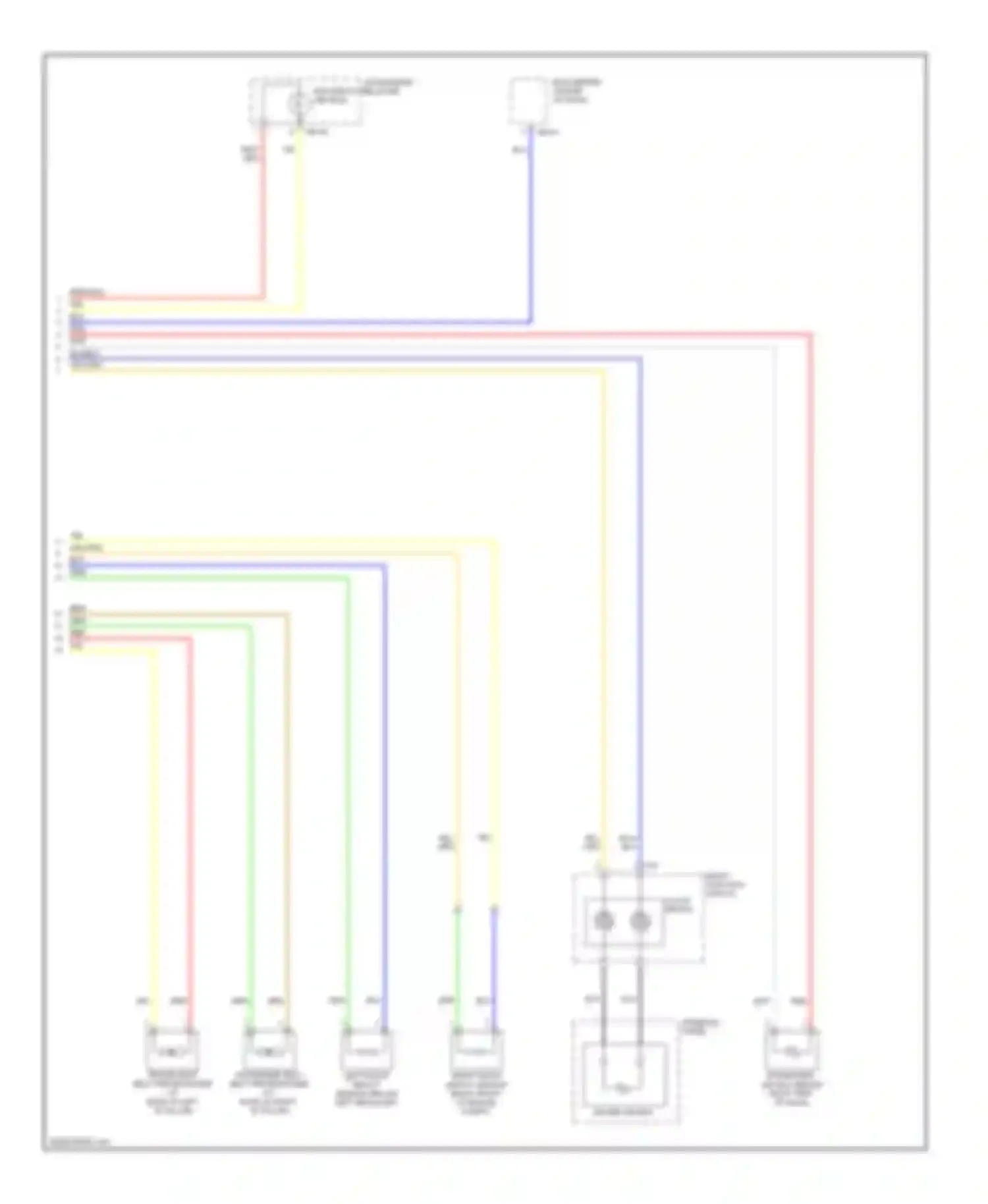 Elantra Hyundai III facelift (2003-2010): Supplemental restraints circuit, canada (2 of 2)