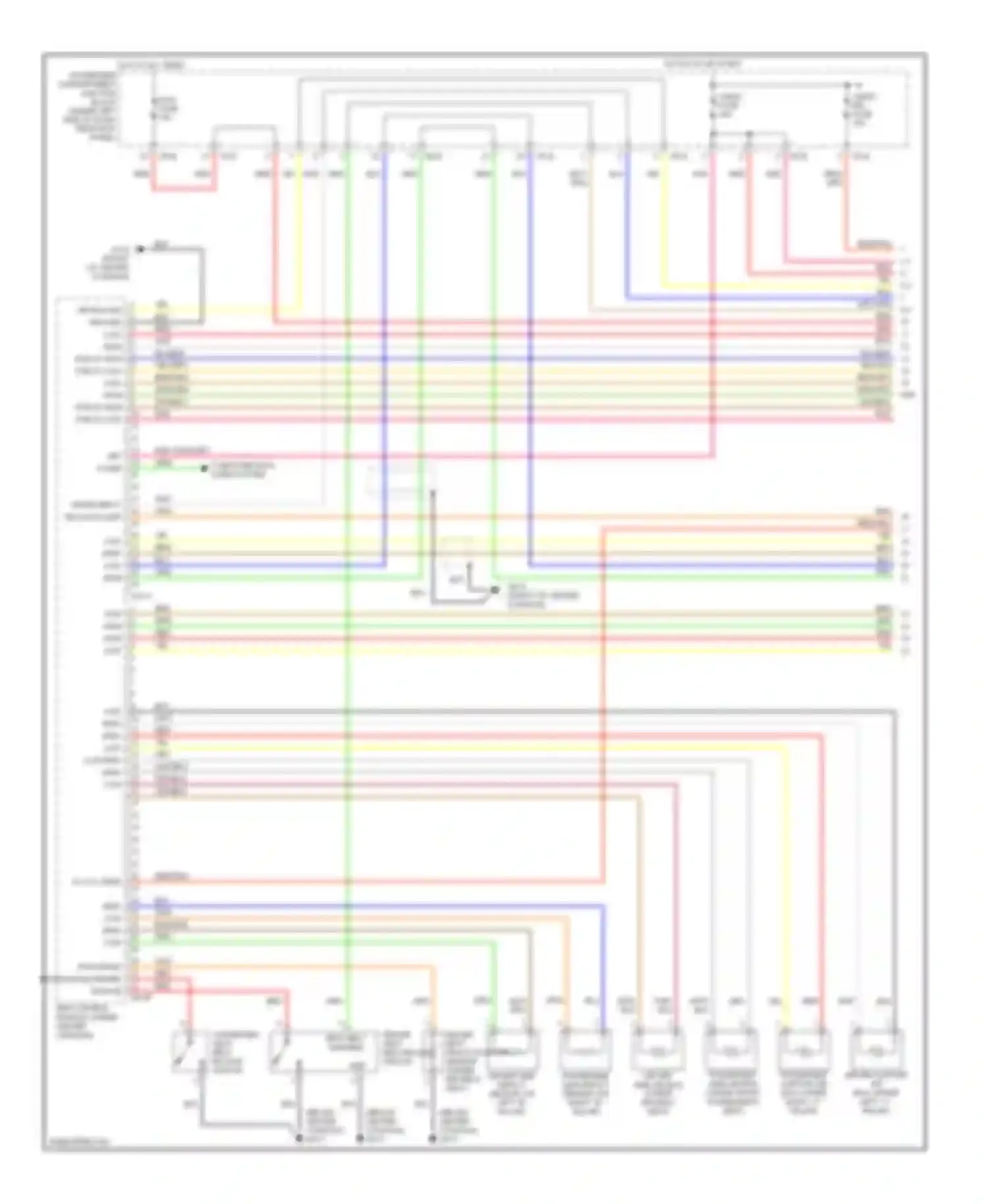 Elantra Hyundai III facelift (2003-2010): Supplemental restraints circuit, usa (1 of 2)