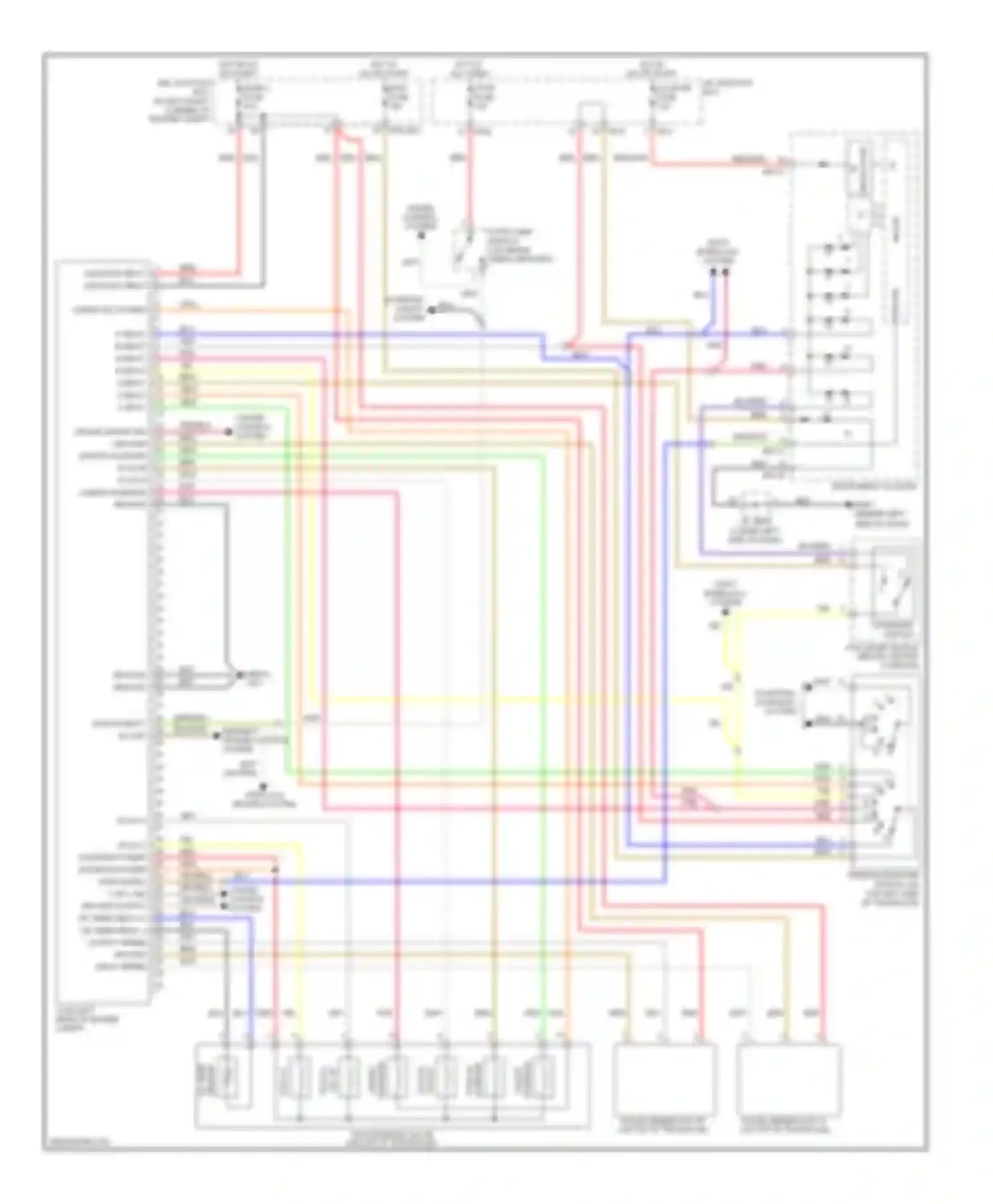 Elantra Hyundai III facelift (2003-2010): Transmission circuit