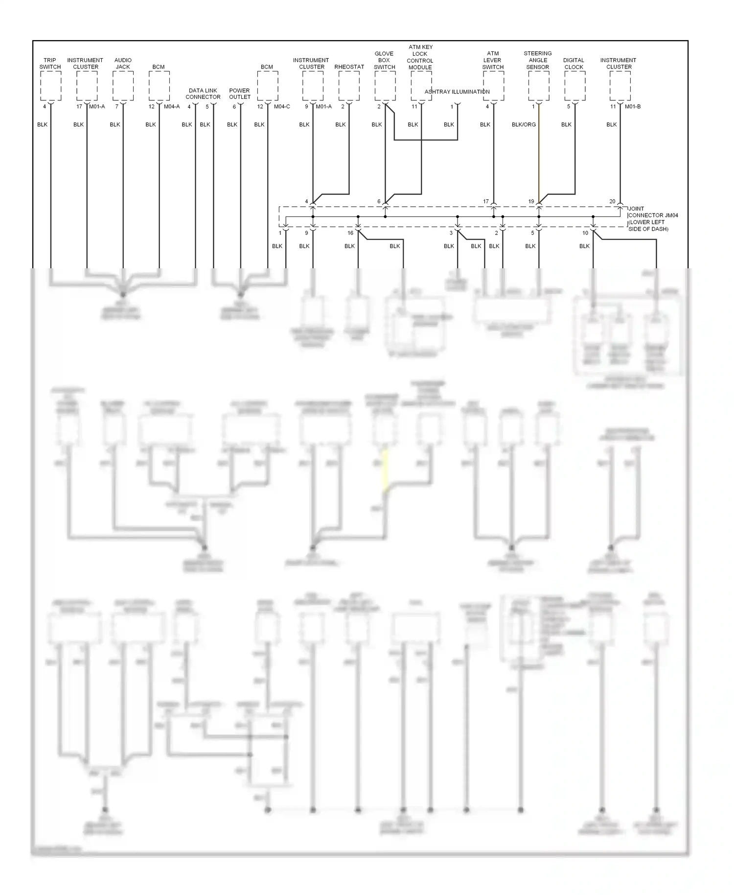 Wiring diagram abs control esc control module module for Hyundai Elantra III facelift (2003-2010) (1 of 1)