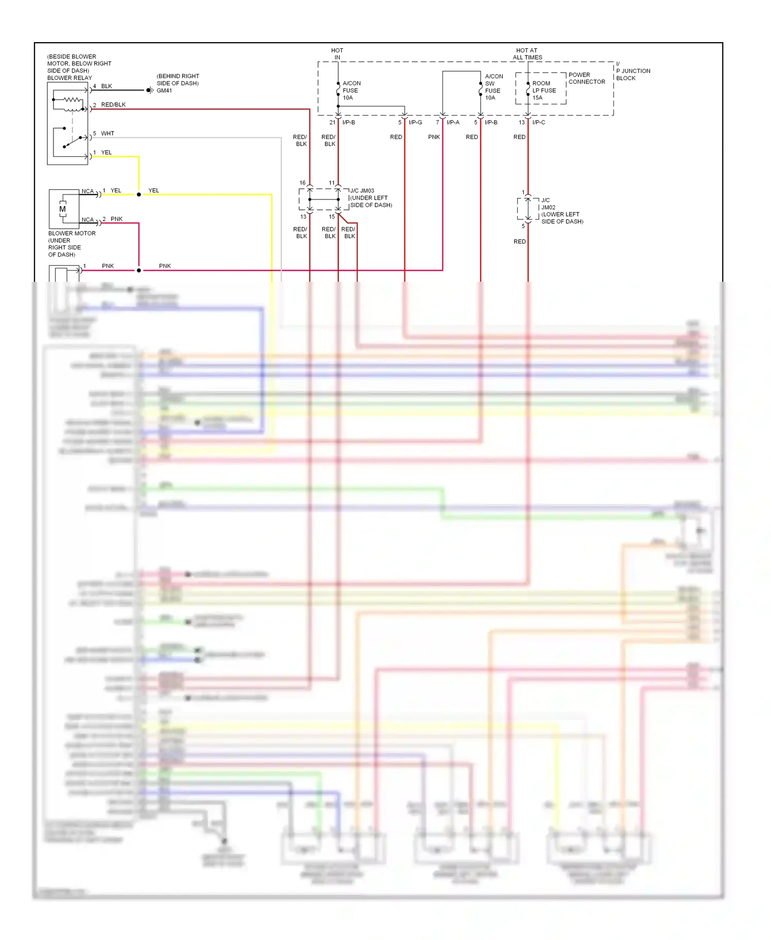 Wiring diagram computer data lines system for Hyundai Elantra III facelift (2003-2010) (3 of 9)