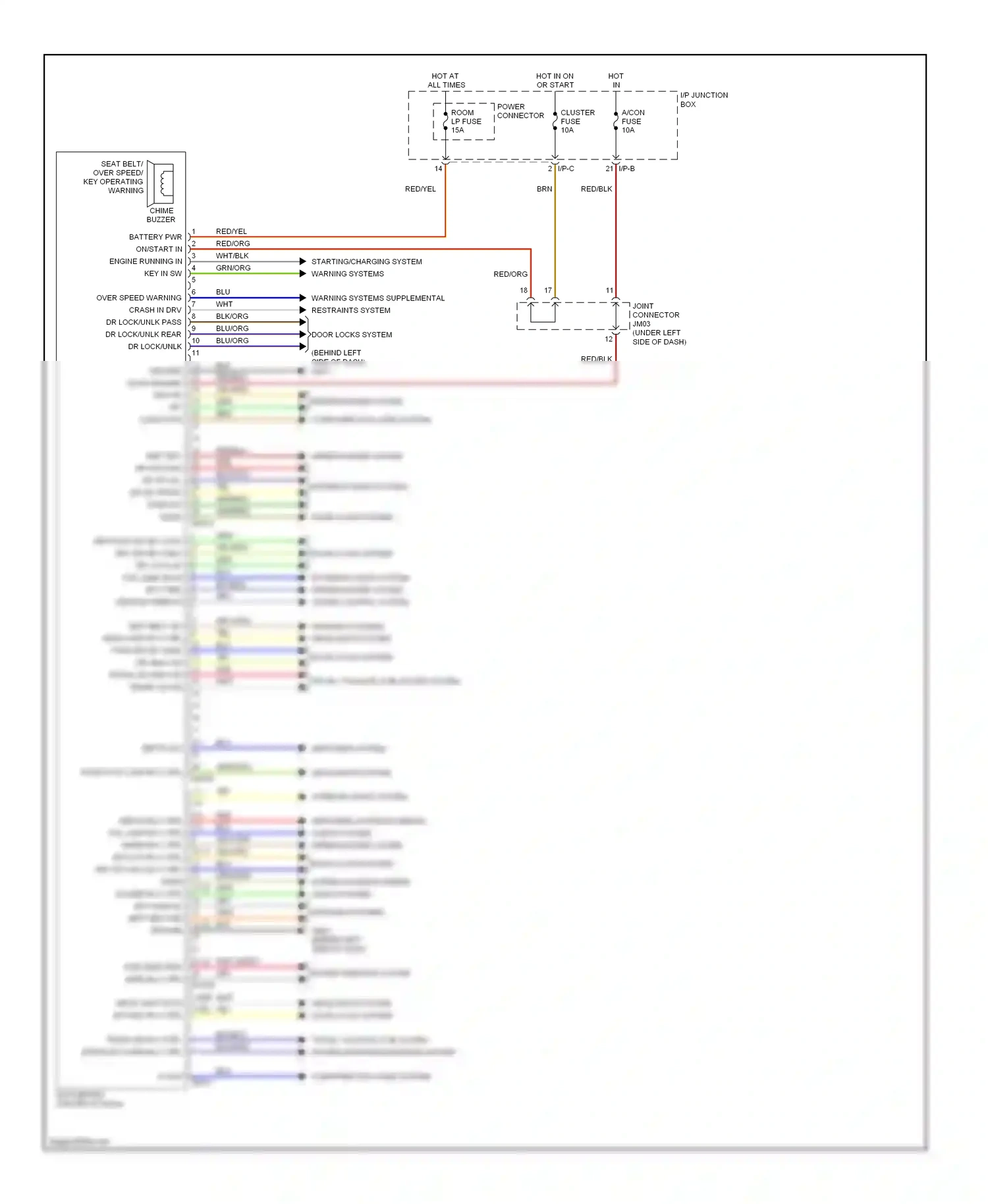 Wiring diagram computer data lines system for Hyundai Elantra III facelift (2003-2010) (4 of 9)