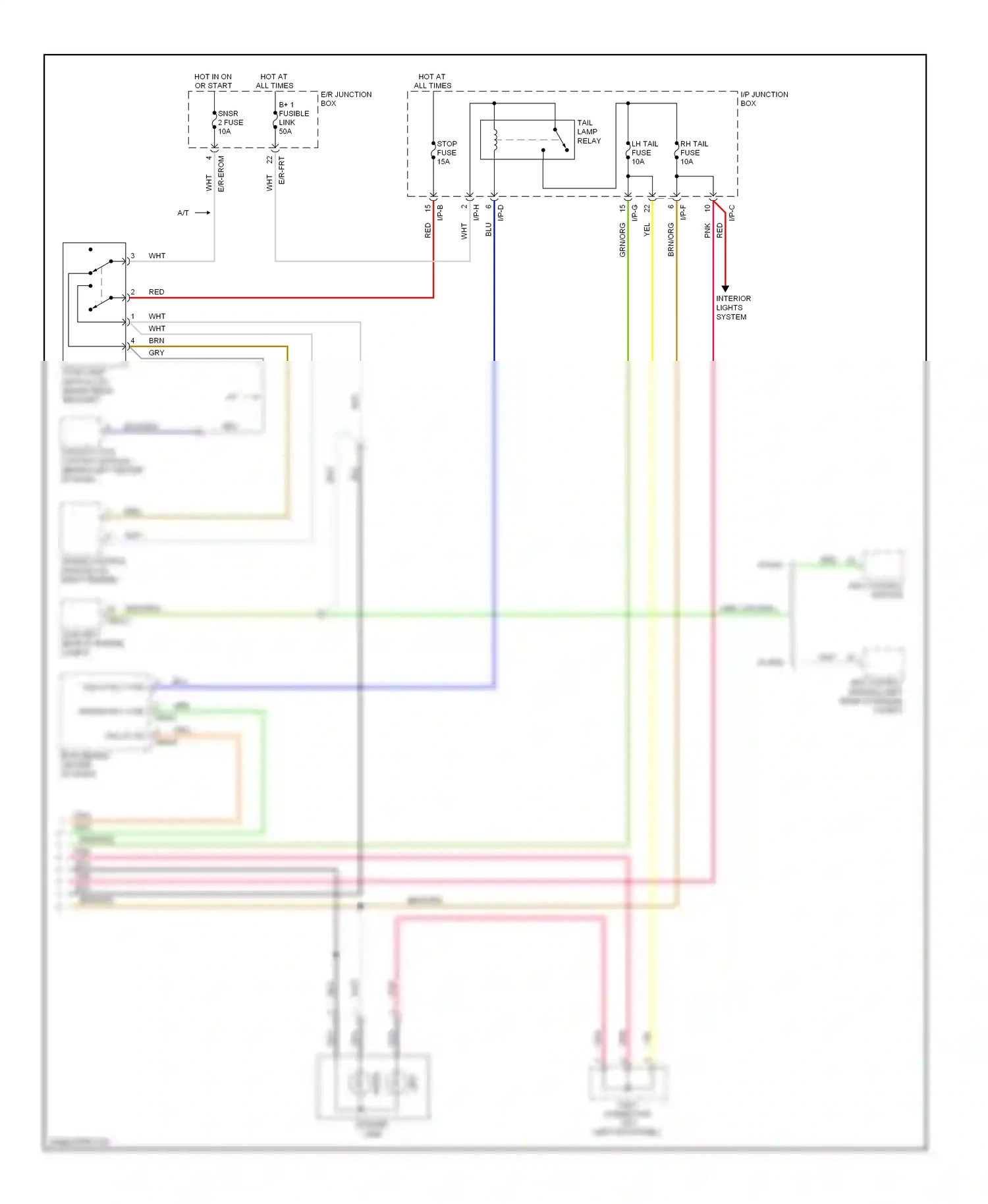 Wiring diagram esc control module for Hyundai Elantra III facelift (2003-2010) (4 of 5)