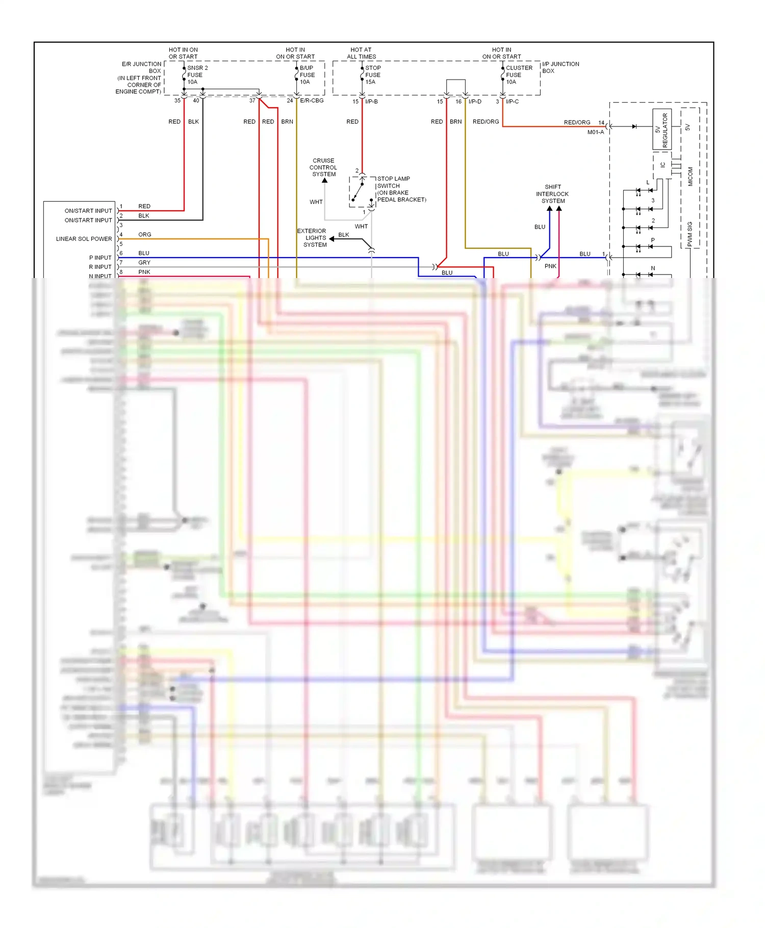 Wiring diagram pcsv-d dccsv for Hyundai Elantra III facelift (2003-2010) (1 of 1)