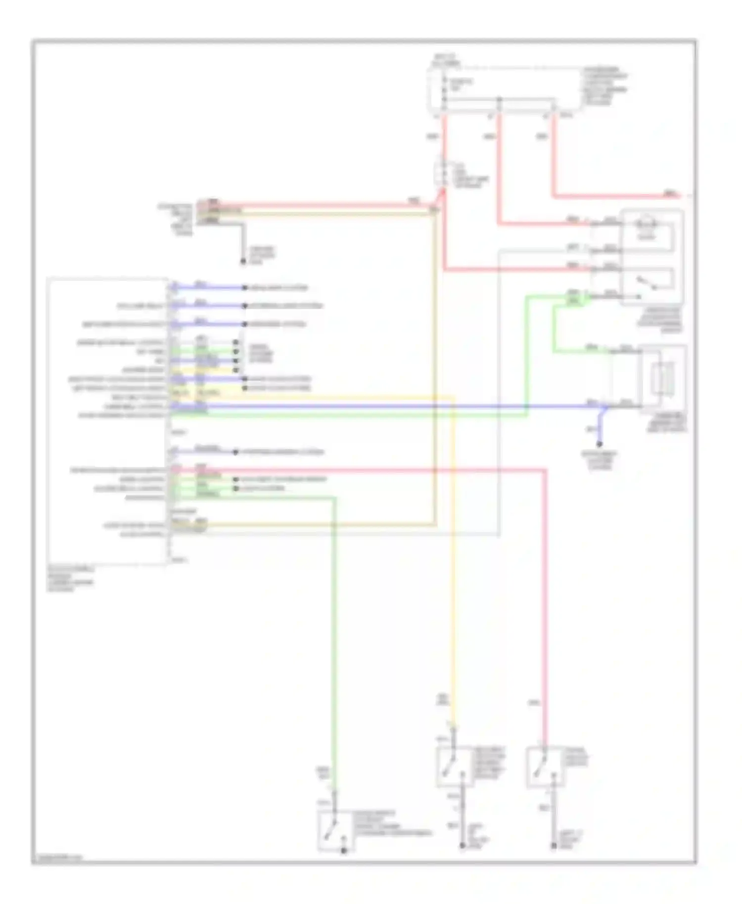 Elantra Hyundai III (2000-2003): Body computer circuits, with etacm (1 of 2)