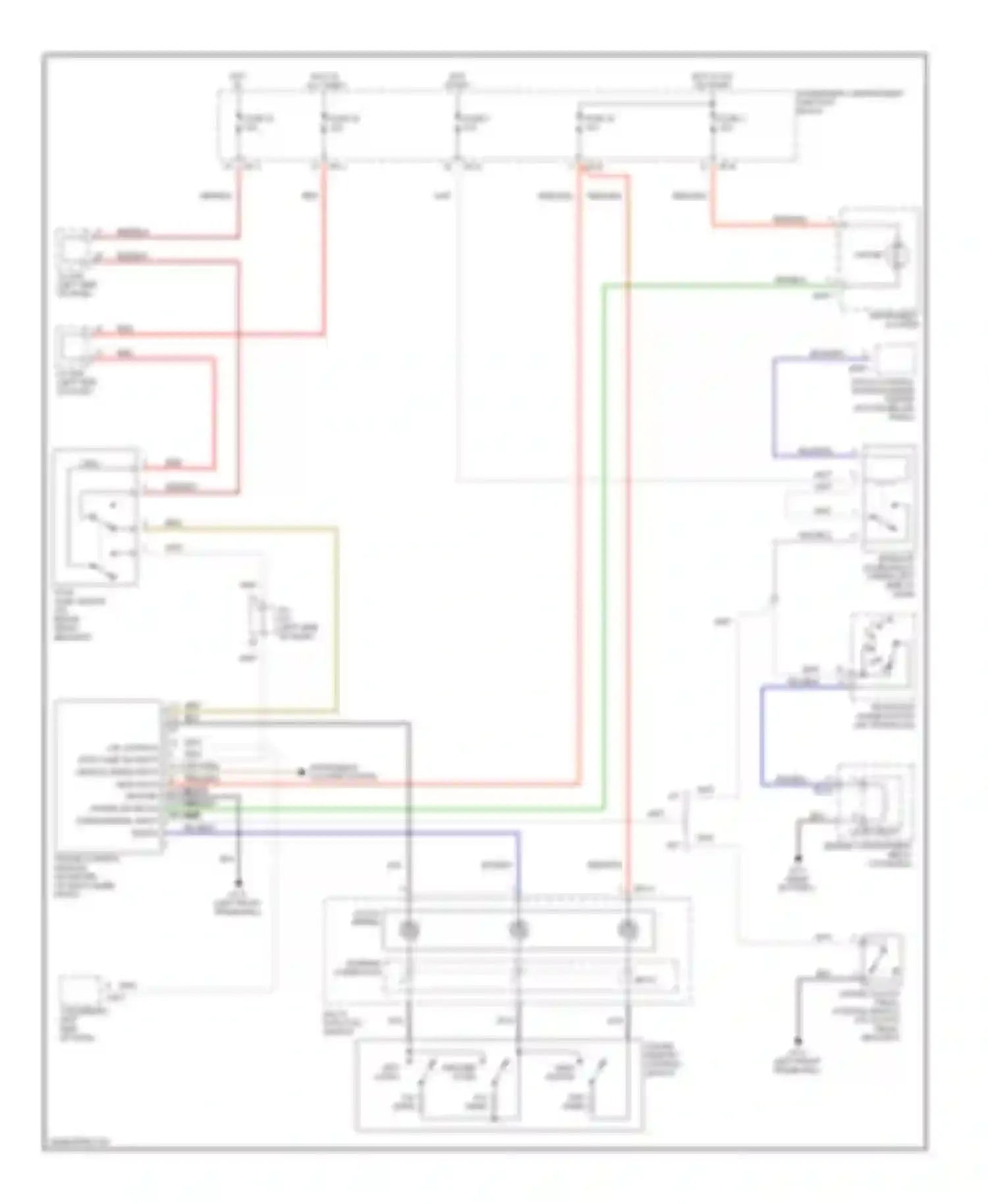Elantra Hyundai III (2000-2003): Cruise control circuit