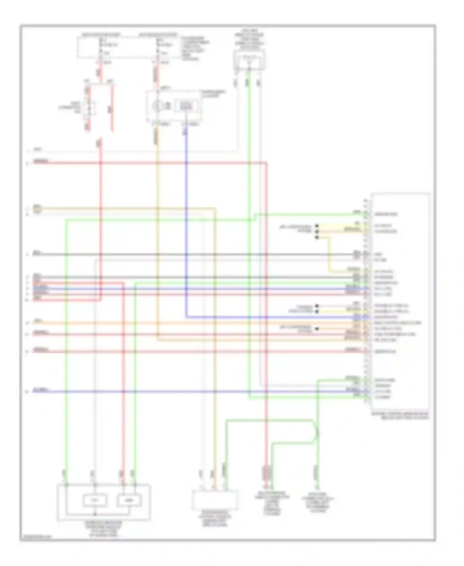 Elantra Hyundai III (2000-2003): Wiring diagram engine performance 2.0ls (3 of 3)