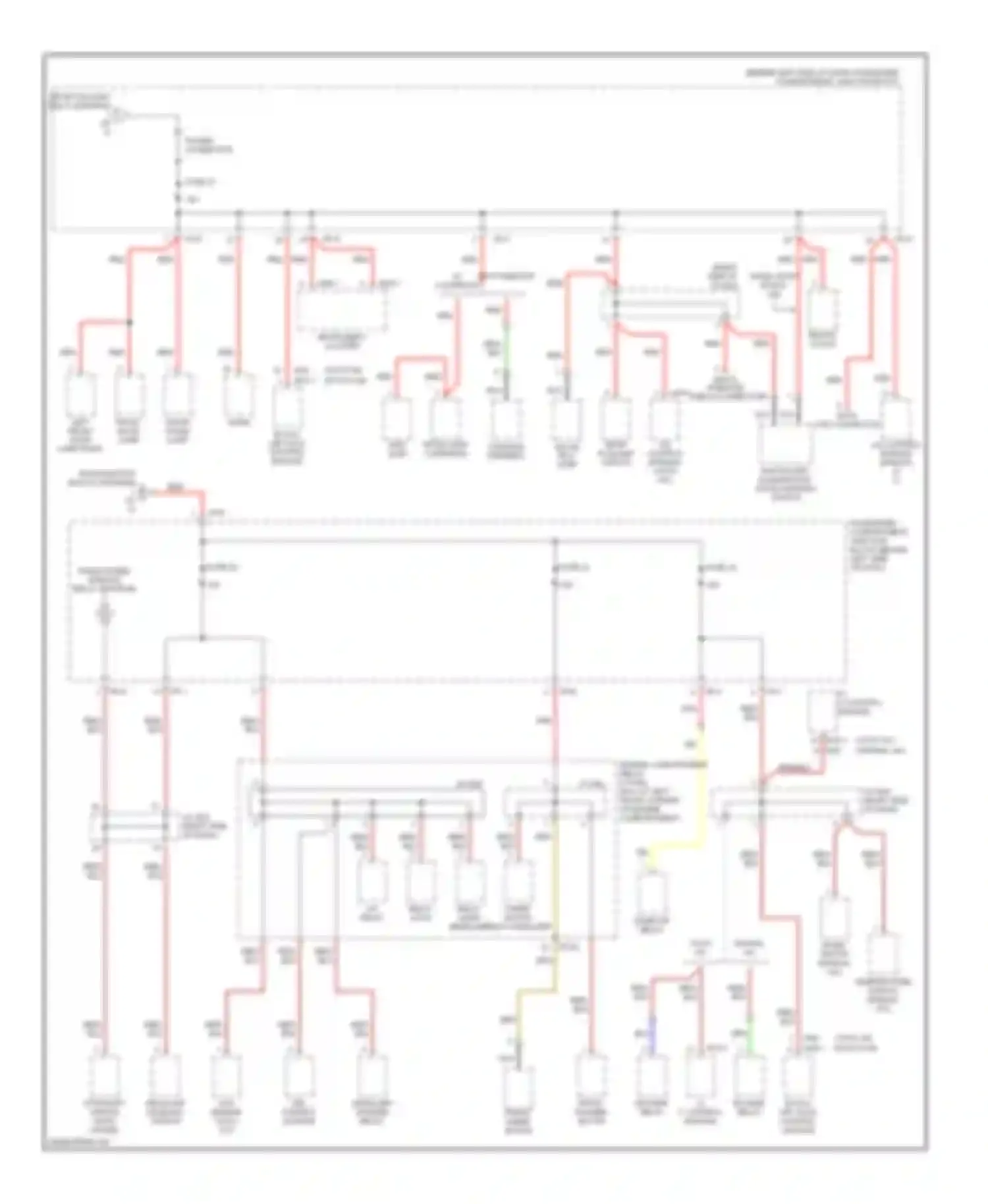 Elantra Hyundai III (2000-2003): Power distribution circuit (4 of 5)