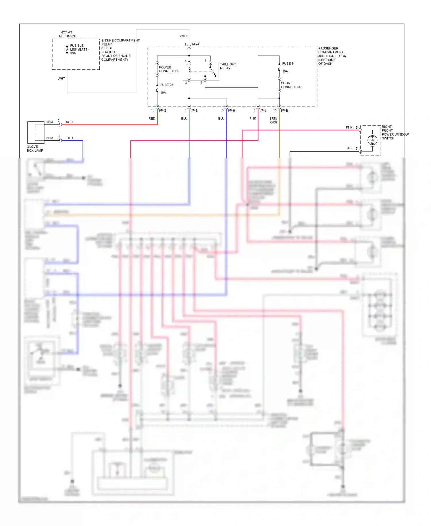 Wiring diagram blu for Hyundai Elantra III (2000-2003) (23 of 37)