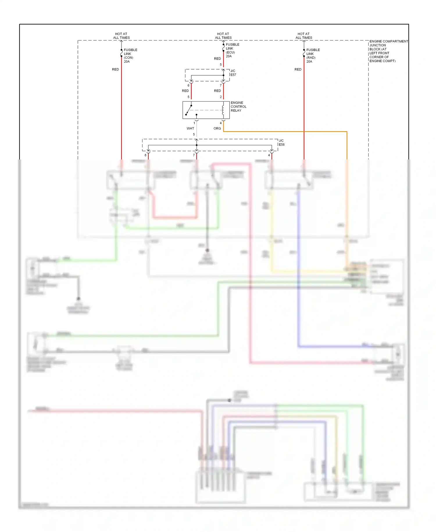 Wiring diagram blu for Hyundai Elantra III (2000-2003) (10 of 37)