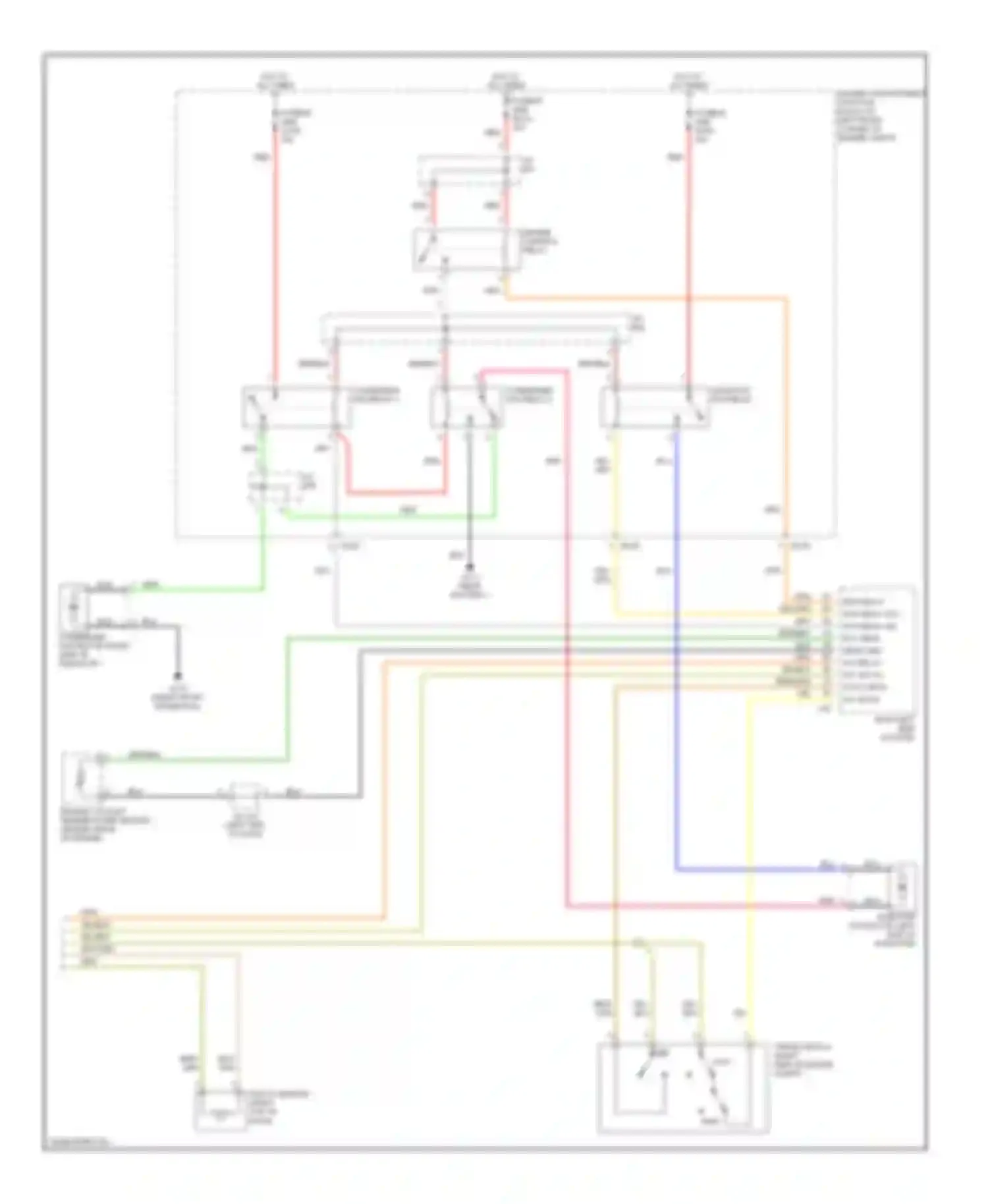 Wiring diagram engine control relay for Hyundai Elantra III (2000-2003) (1 of 5)