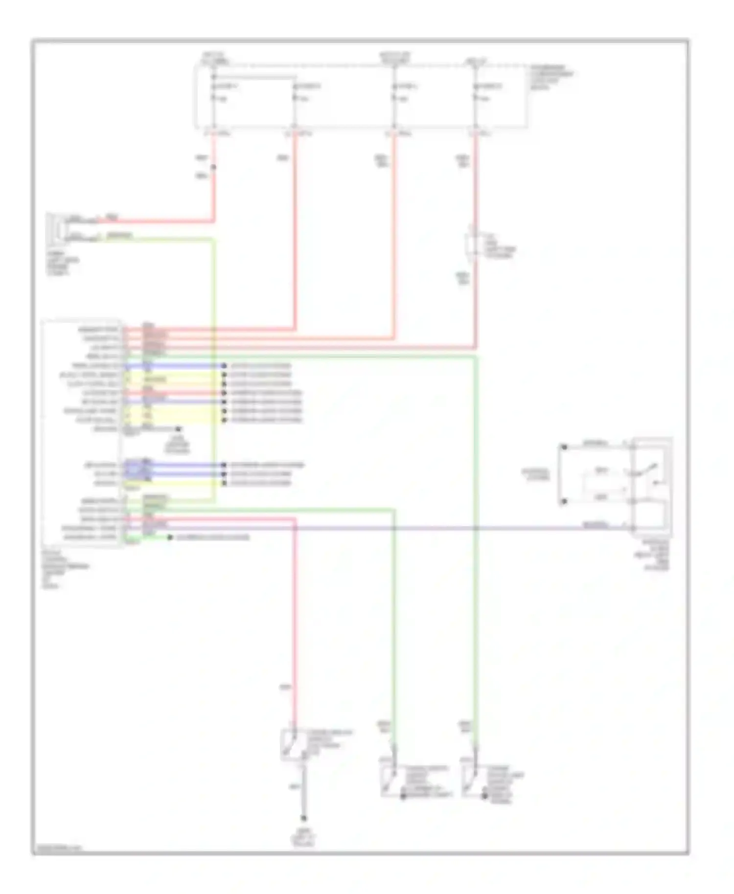 Wiring diagram fuse 4 for Hyundai Elantra III (2000-2003) (1 of 3)
