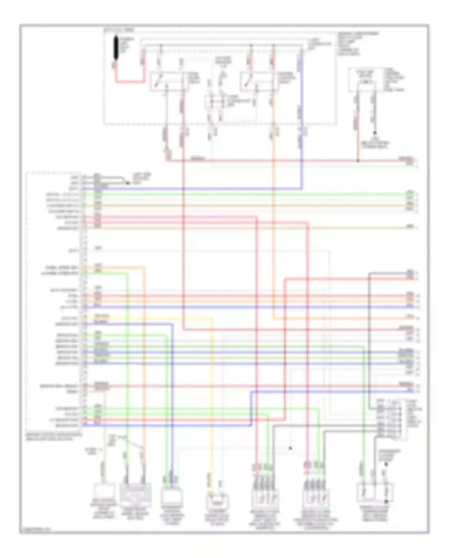 Wiring diagram joint con- nector for Hyundai Elantra III (2000-2003) (1 of 1)