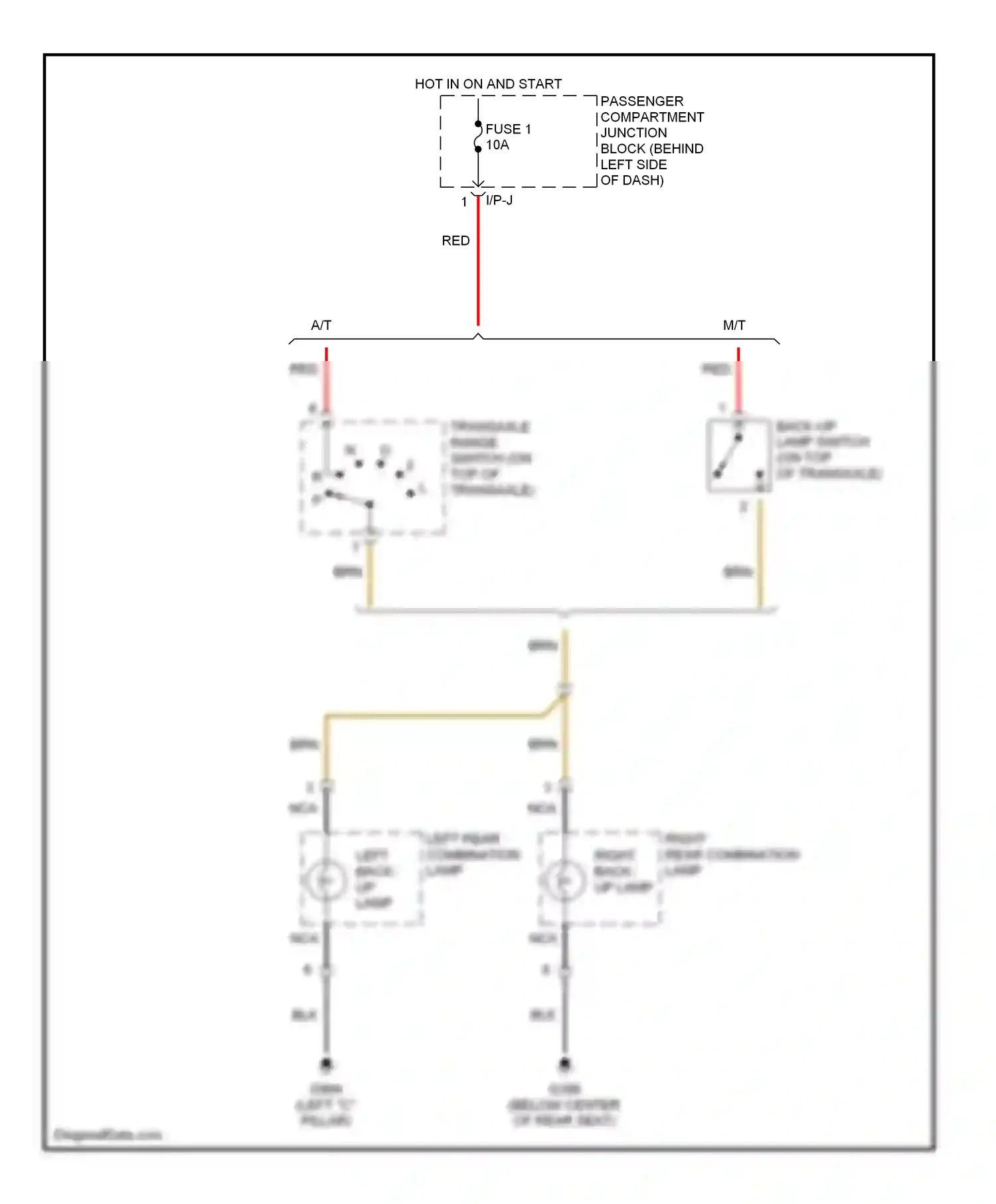Wiring diagram nca for Hyundai Elantra III (2000-2003) (11 of 40)