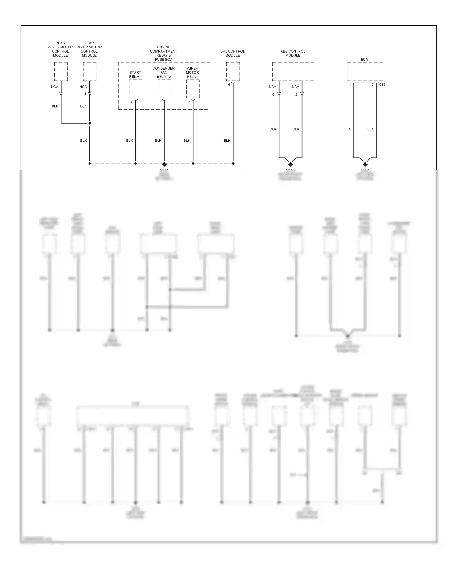 Wiring diagram nca for Hyundai Elantra III (2000-2003) (23 of 40)
