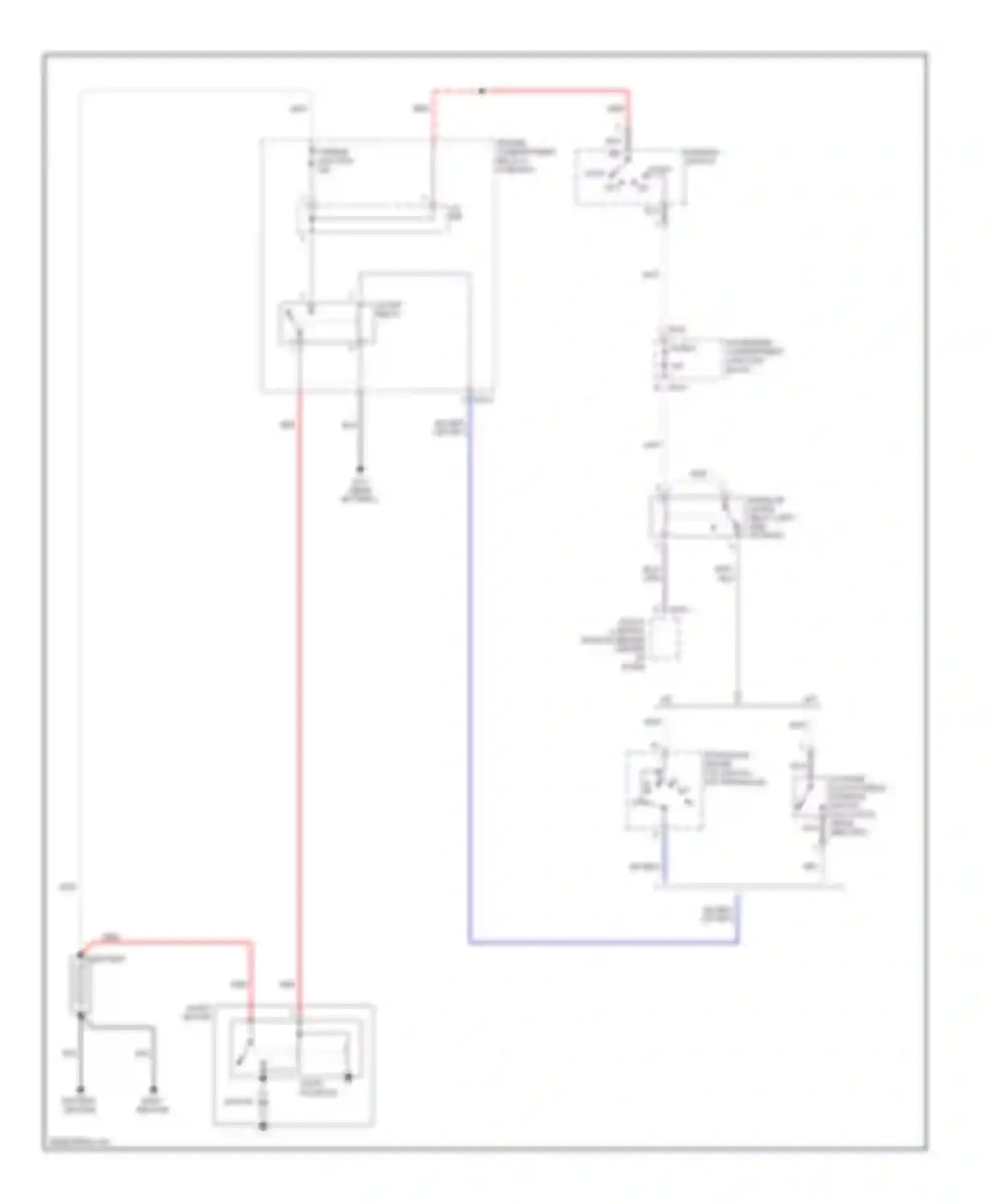 Wiring diagram red for Hyundai Elantra III (2000-2003) (39 of 41)